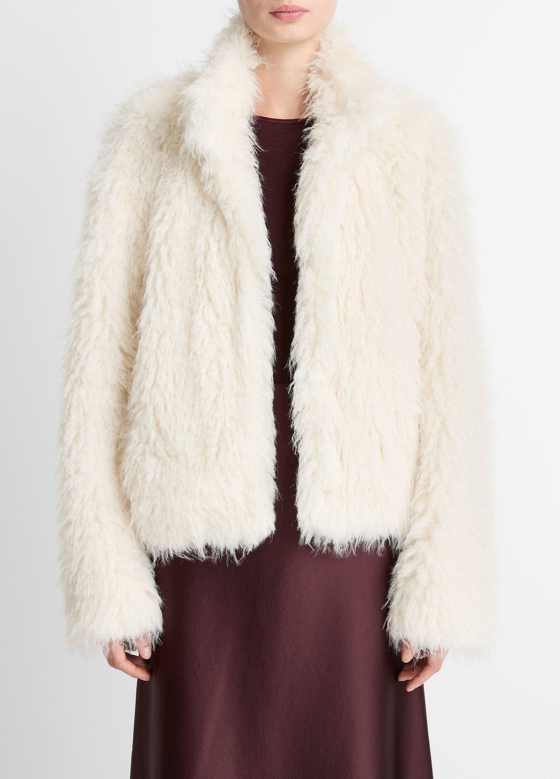 Shaggy Faux-Fur Jacket in Jackets | Vince