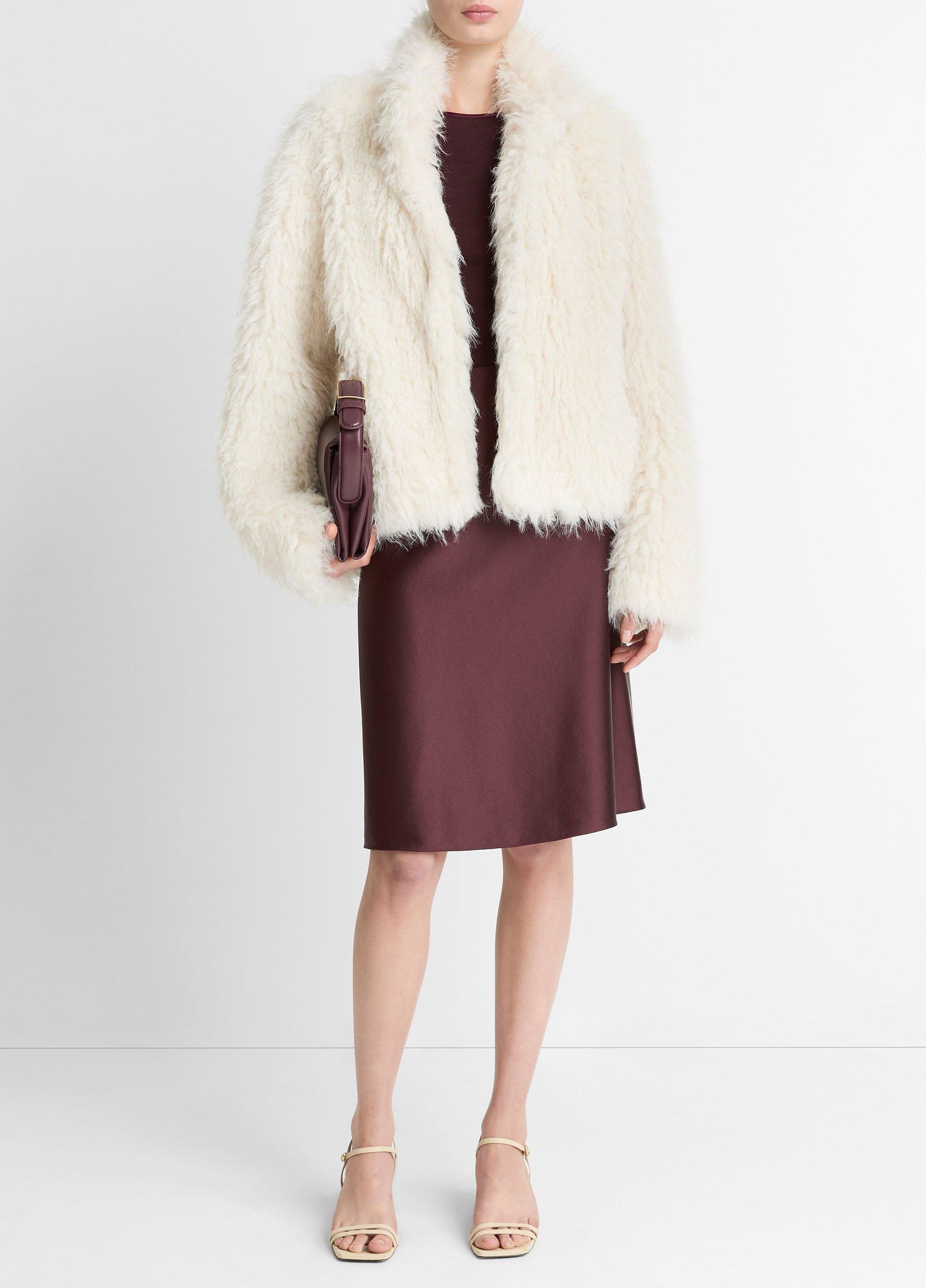 Shaggy Faux-Fur Jacket in Jackets | Vince