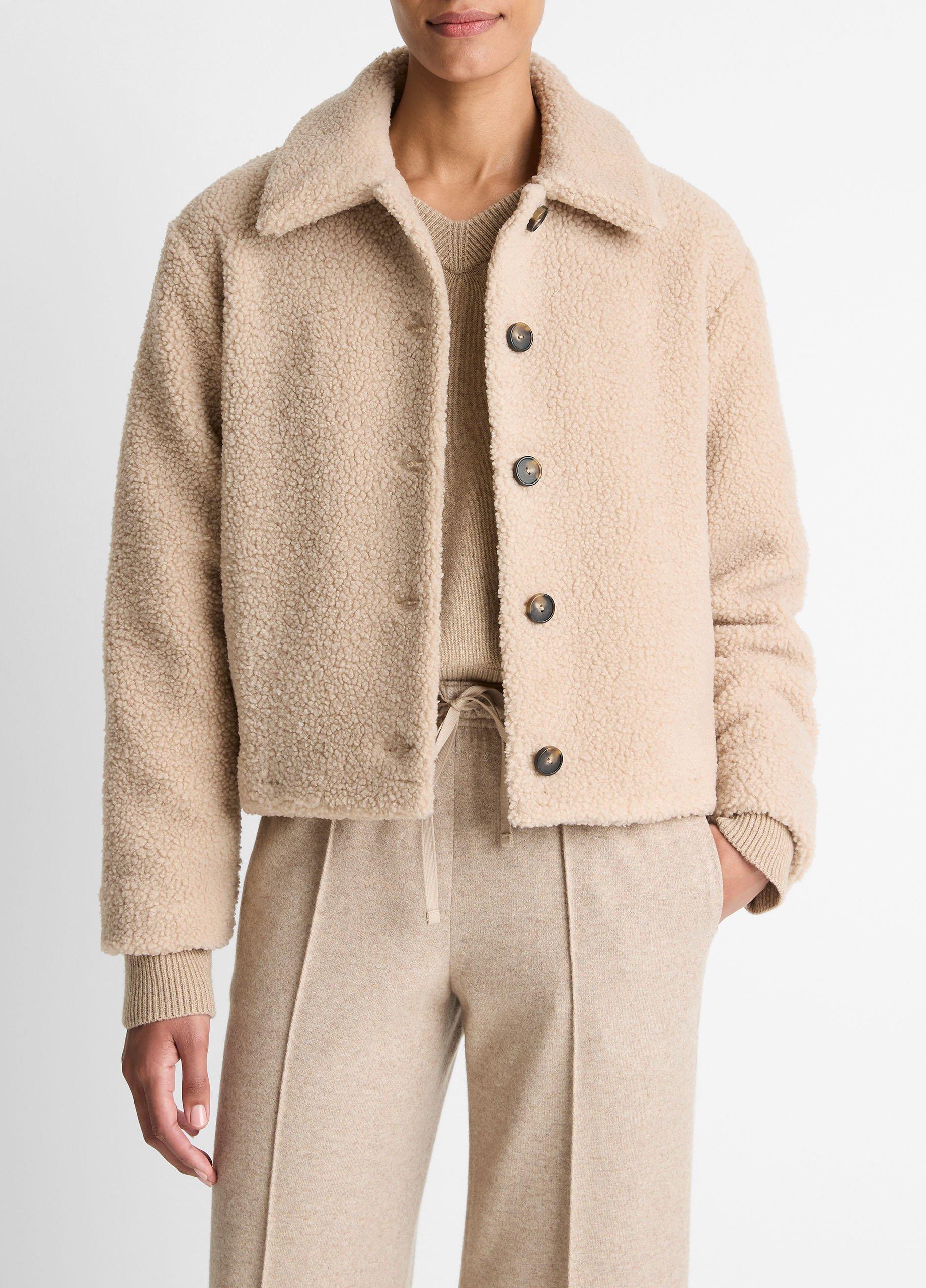 Collared Sherpa Jacket image number 0