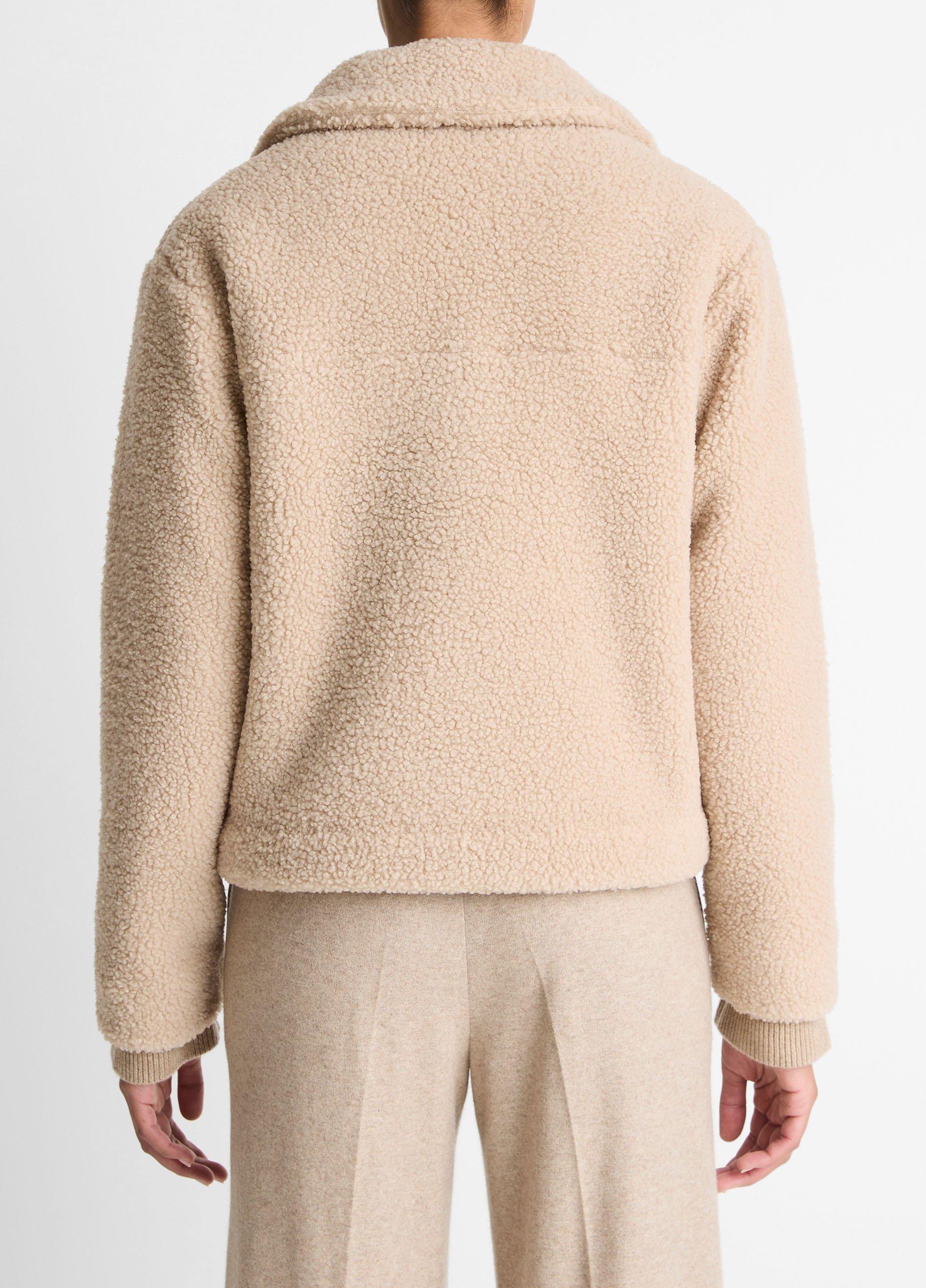 Collared Sherpa Jacket image number 2