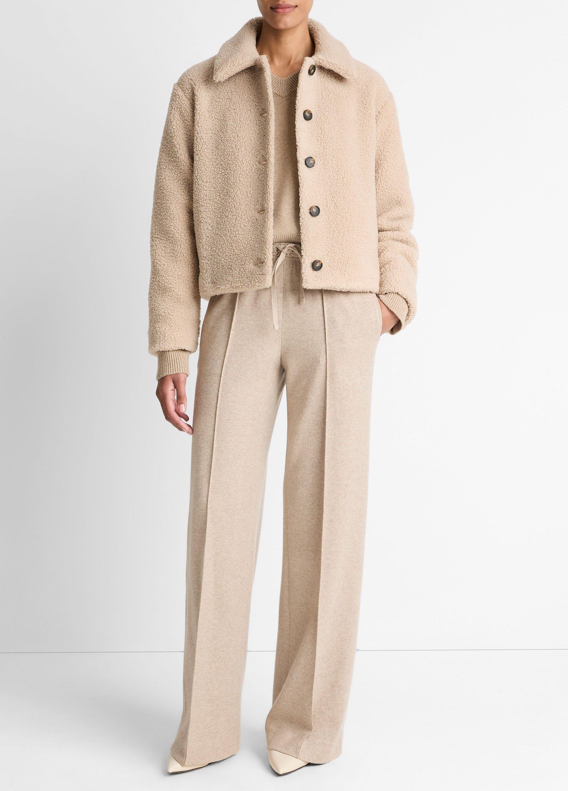 Collared Sherpa Jacket image number 3