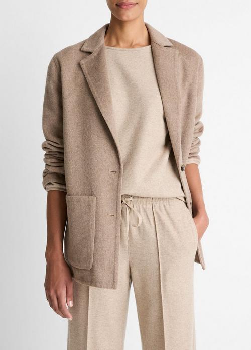 Double-Face Wool & Cashmere-Blend Blazer