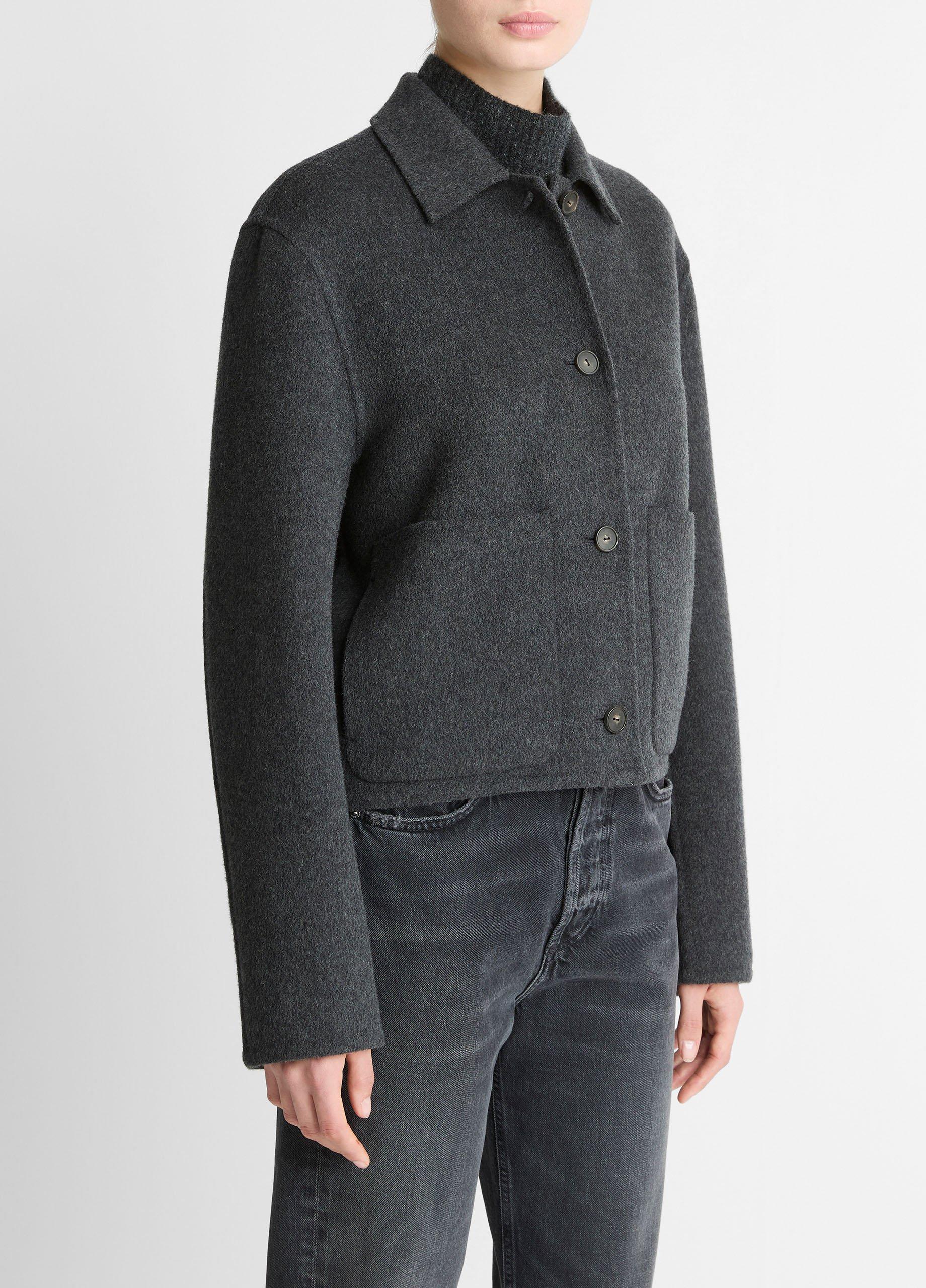 Wool & Cashmere-Blend Short Jacket image number 1