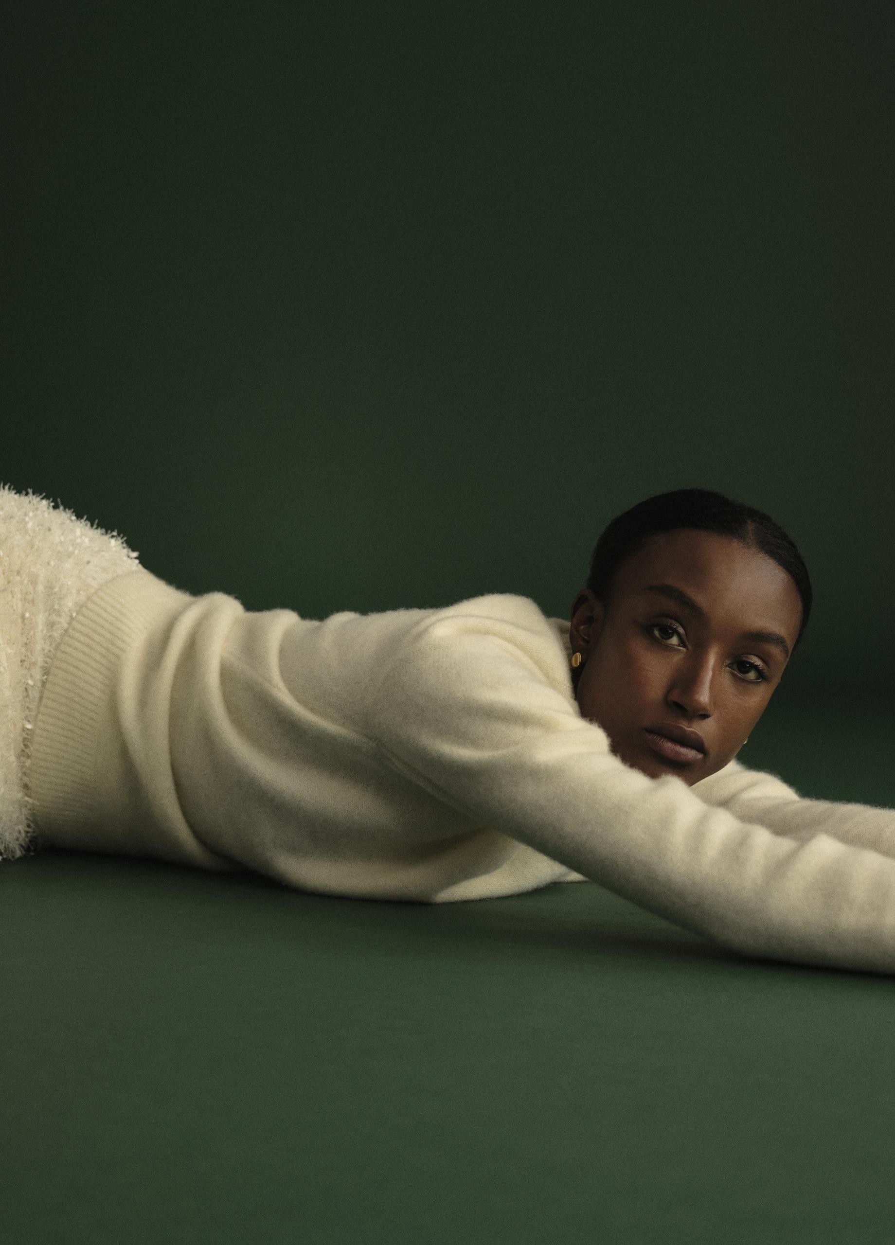 Plush Cashmere Crew Neck Sweater in Crew Neck | Vince