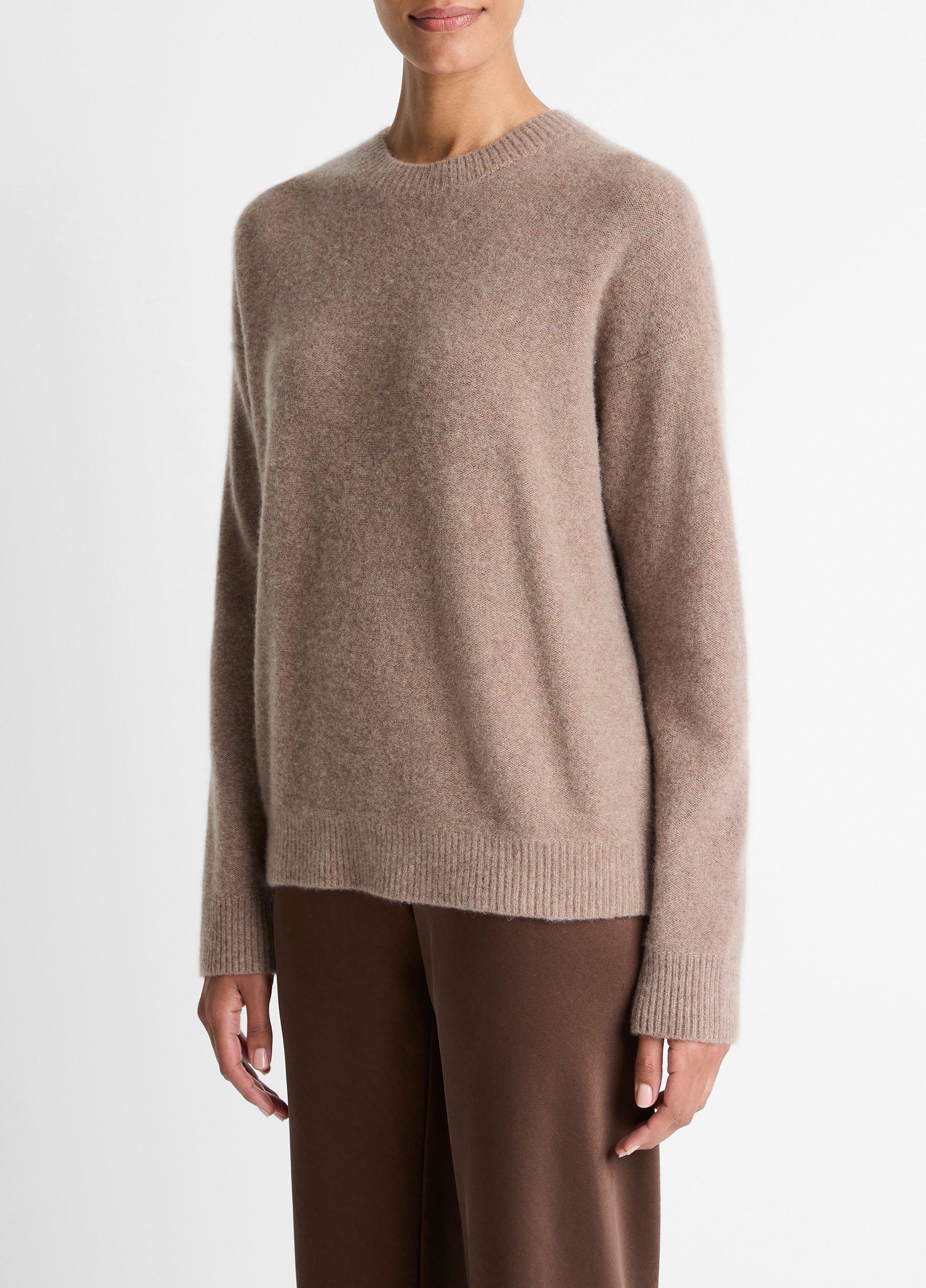 Plush Cashmere Crew Neck Sweater image number 1
