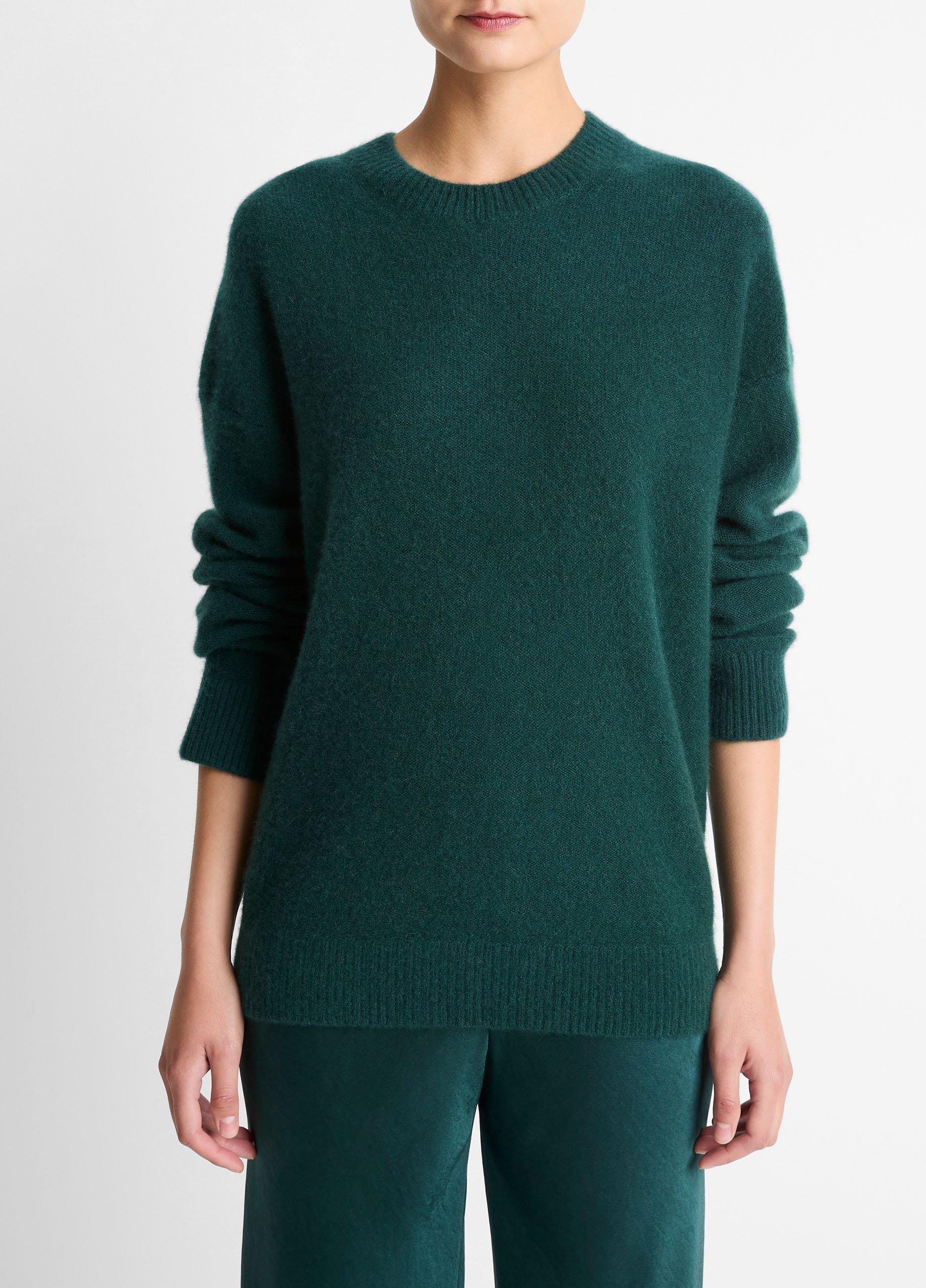 Plush Cashmere Crew Neck Sweater