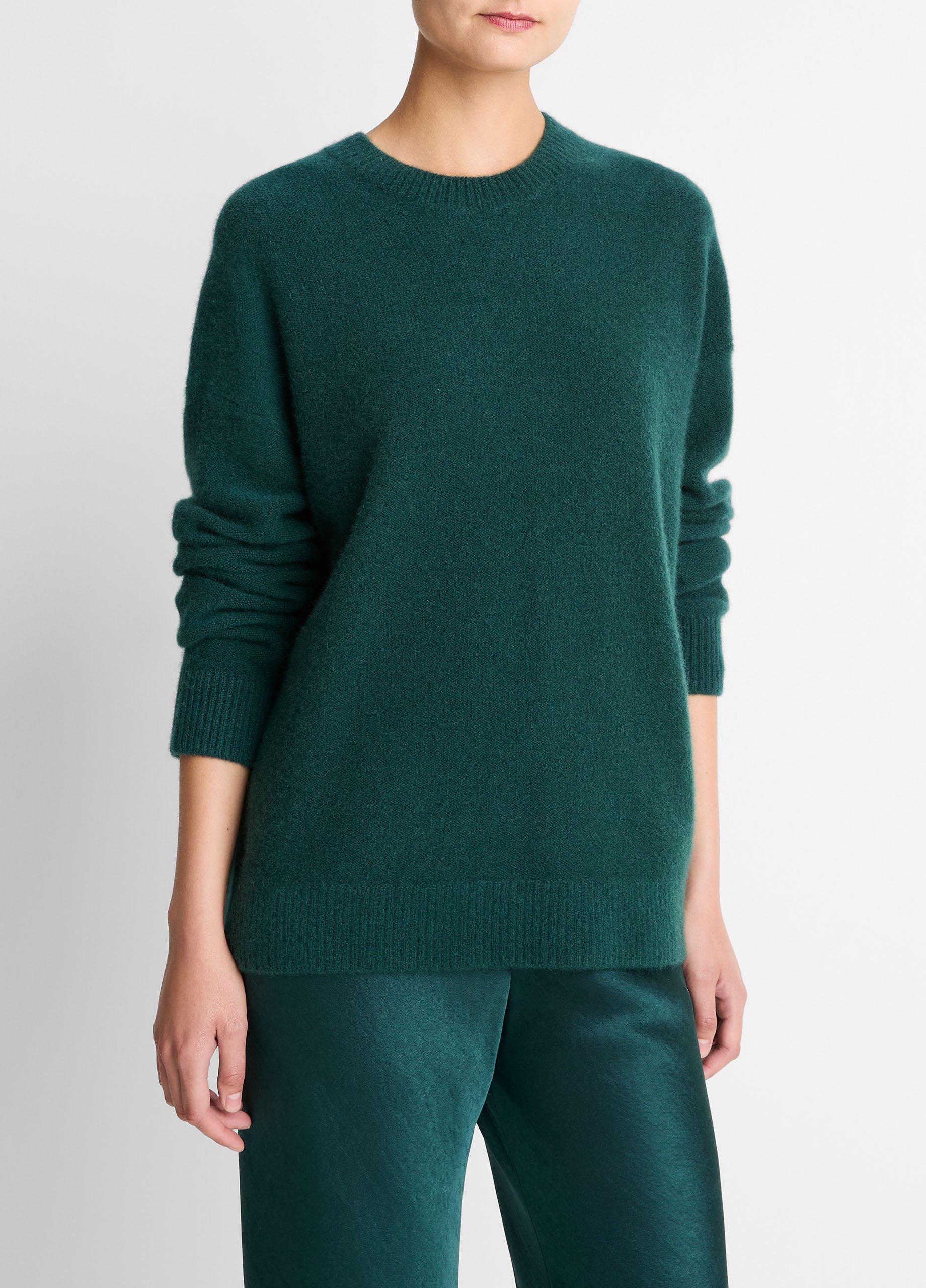 Plush Cashmere Crew Neck Sweater image number 1