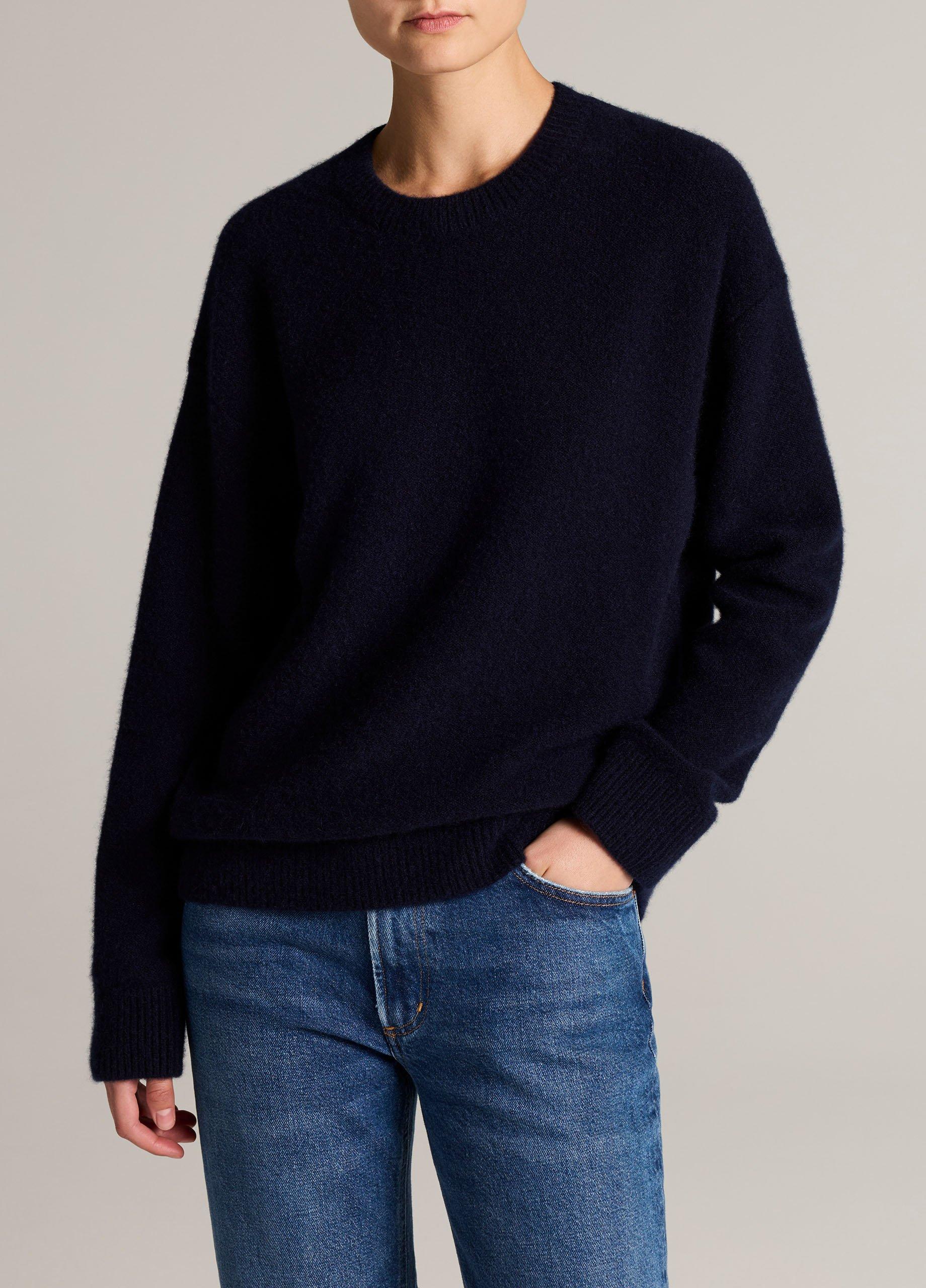 Plush Cashmere Crew Neck Sweater image number 0