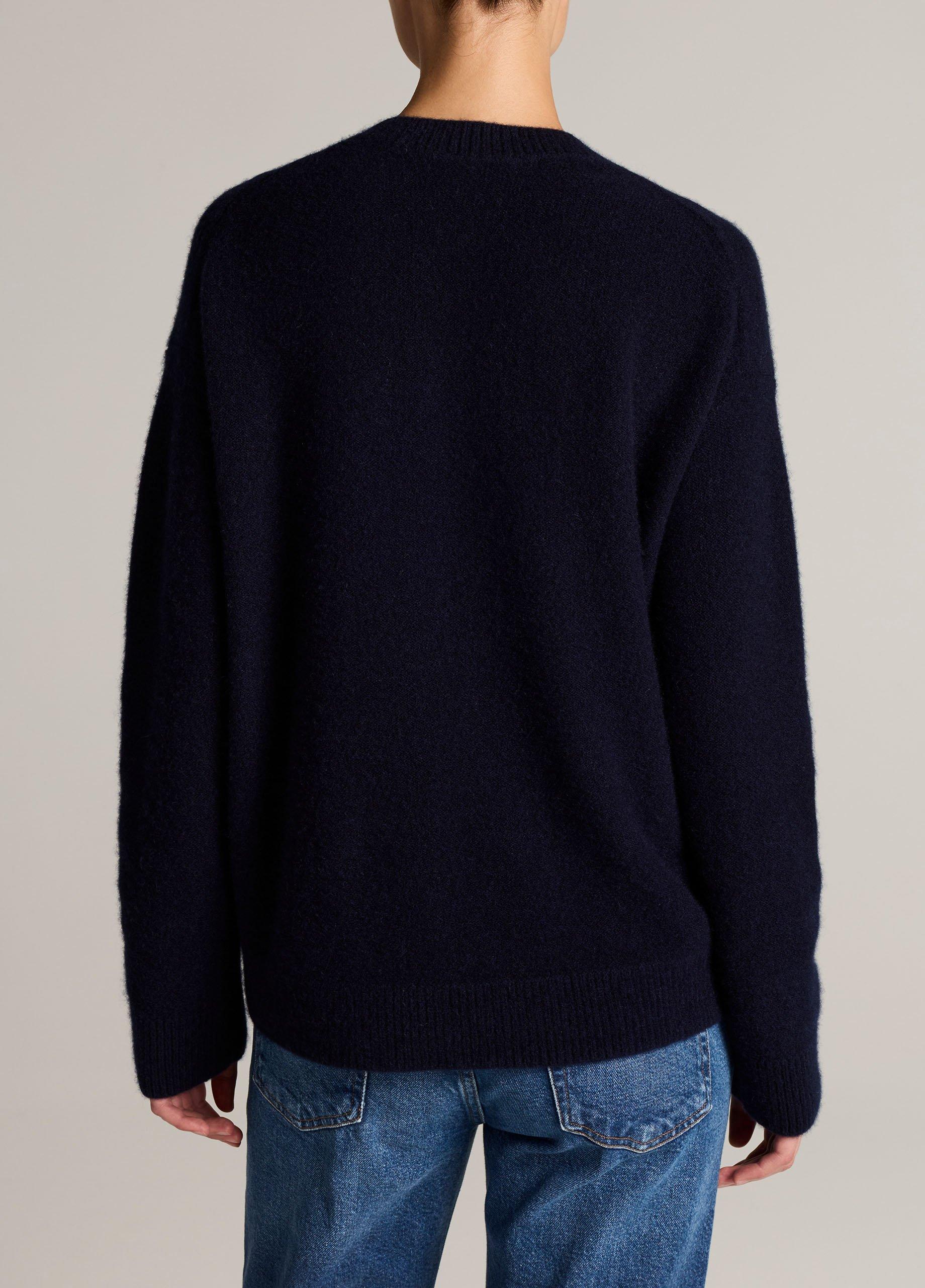 Plush Cashmere Crew Neck Sweater image number 2