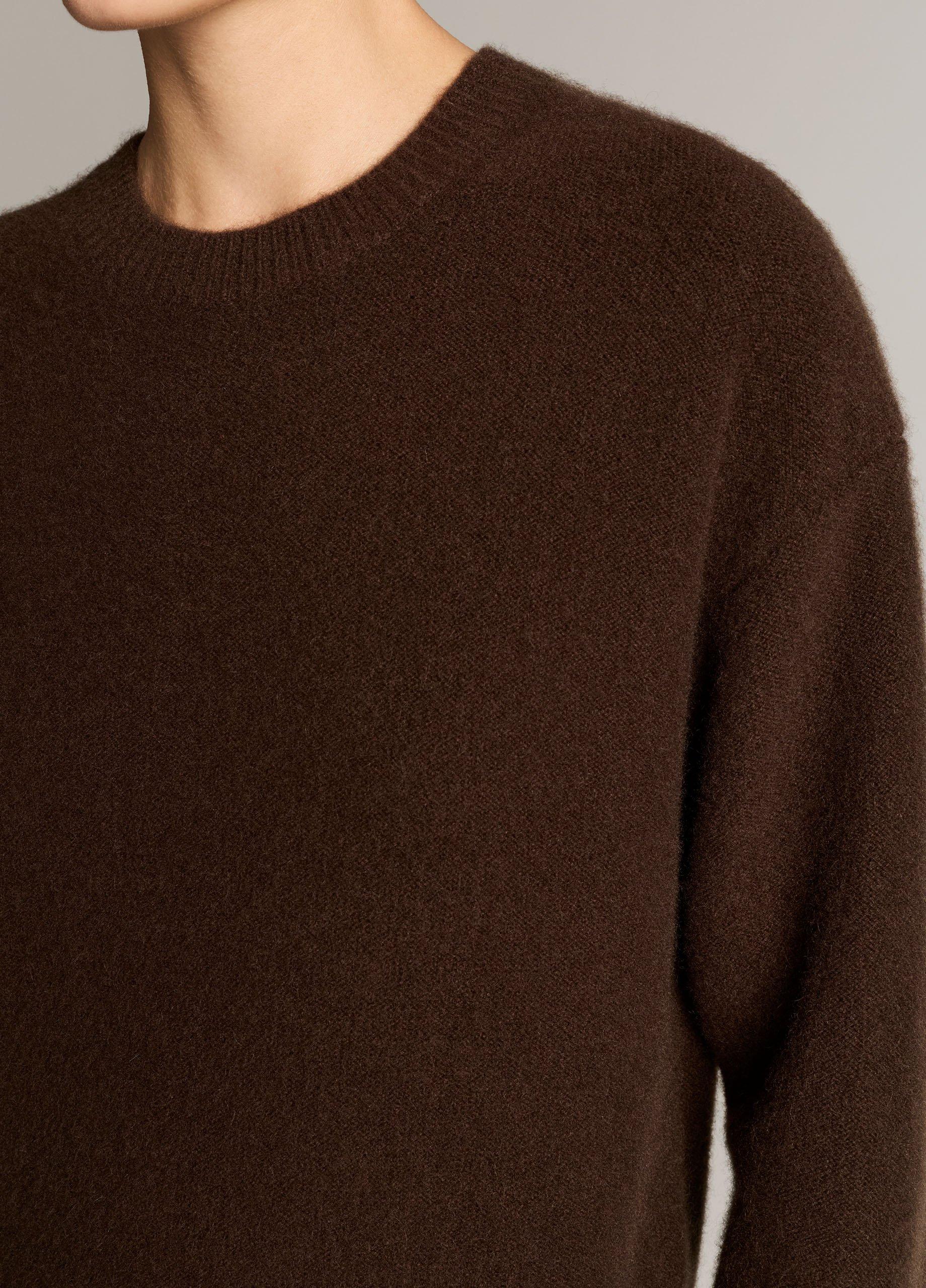 Plush Cashmere Crew Neck Sweater image number 1