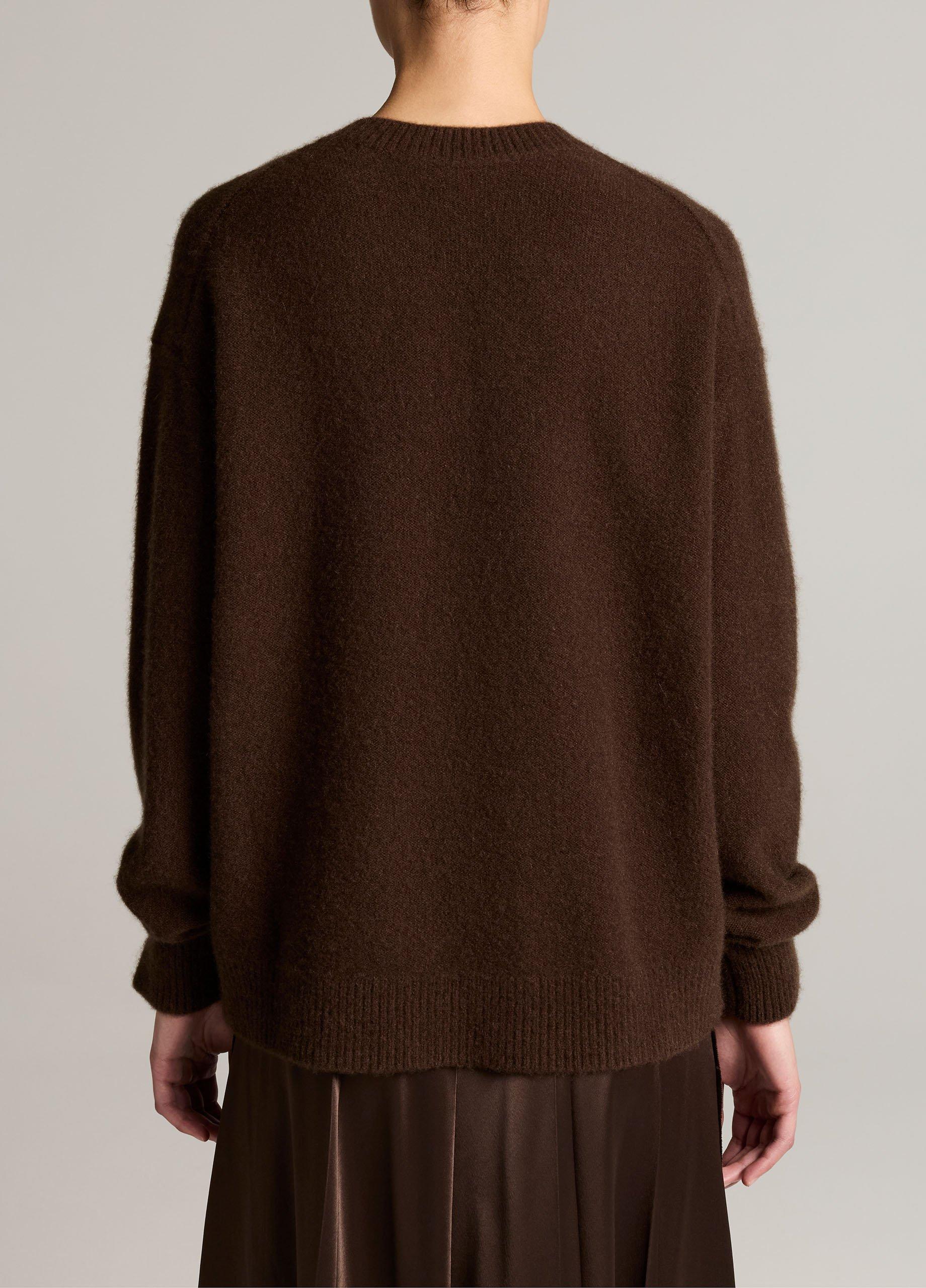 Plush Cashmere Crew Neck Sweater image number 2