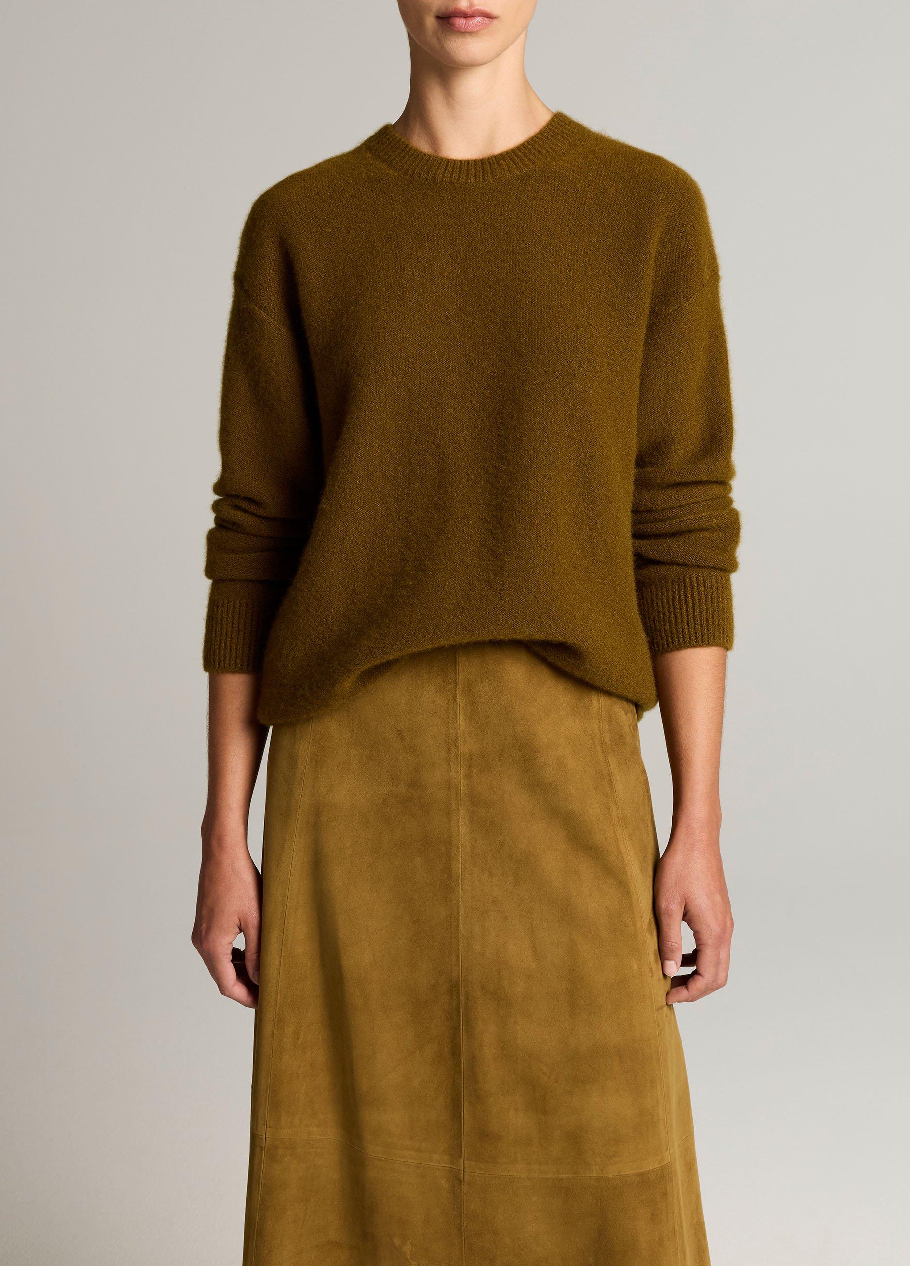Plush Cashmere Crew Neck Sweater image number 0