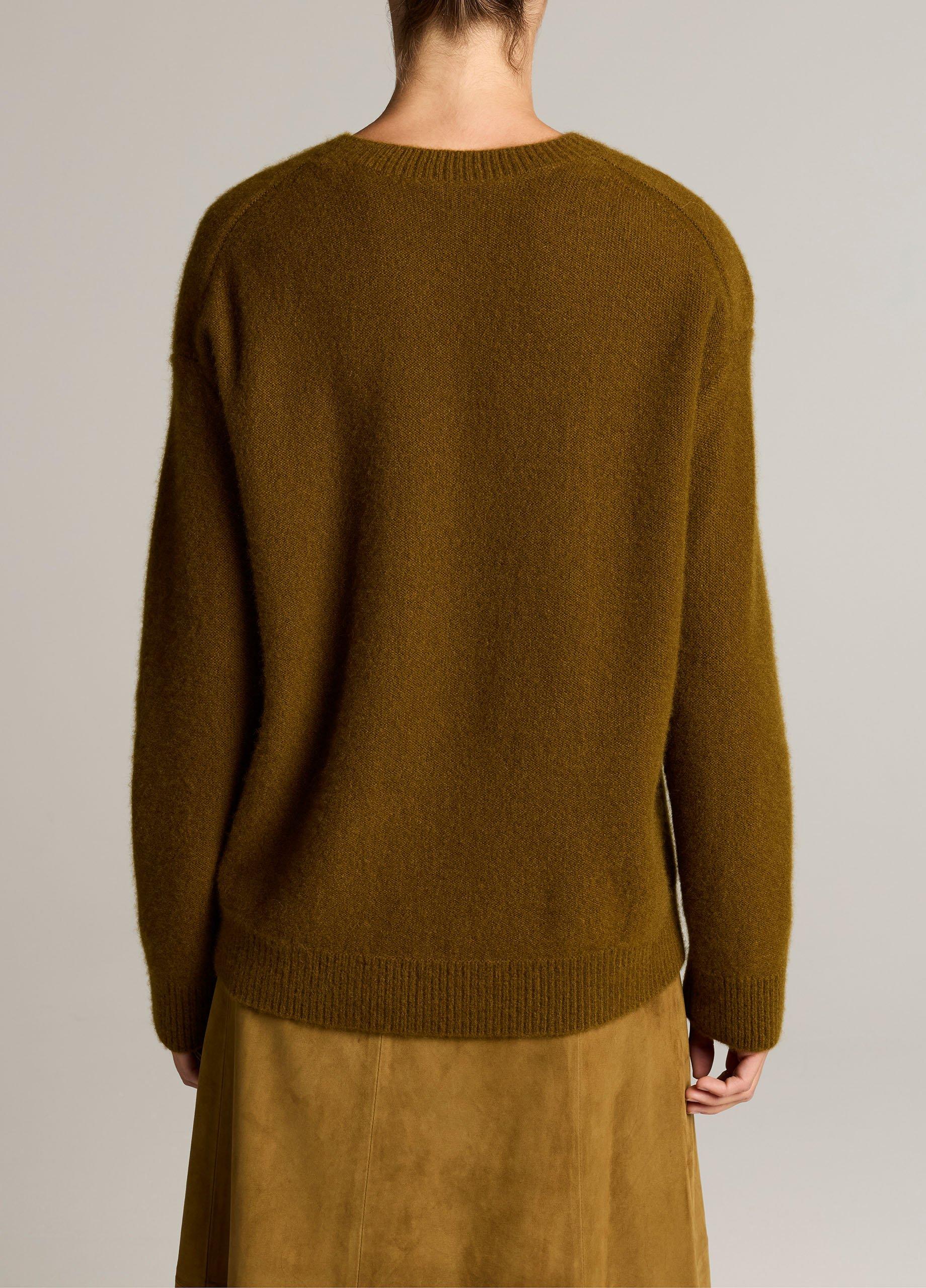 Plush Cashmere Crew Neck Sweater image number 2