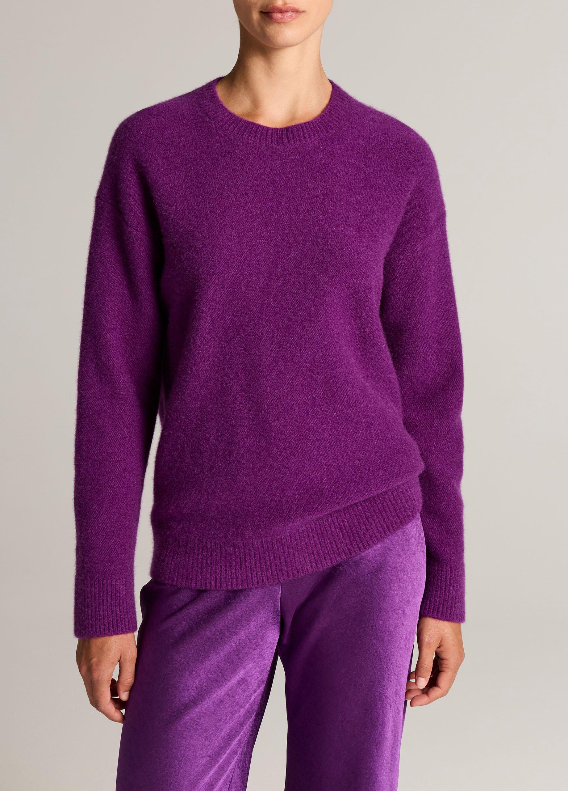 Plush Cashmere Crew Neck Sweater image number 0