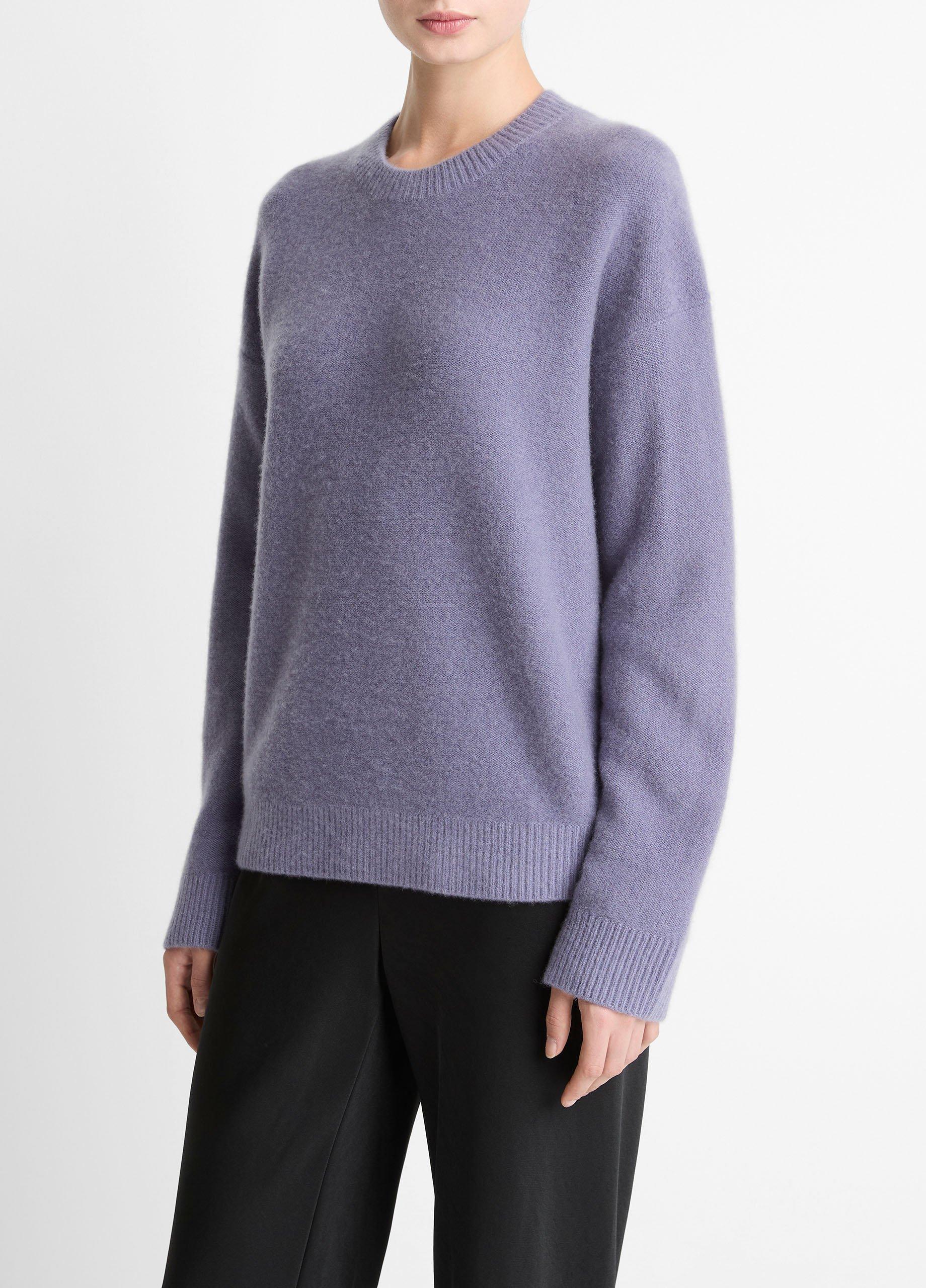 Plush Cashmere Crew Neck Sweater image number 1