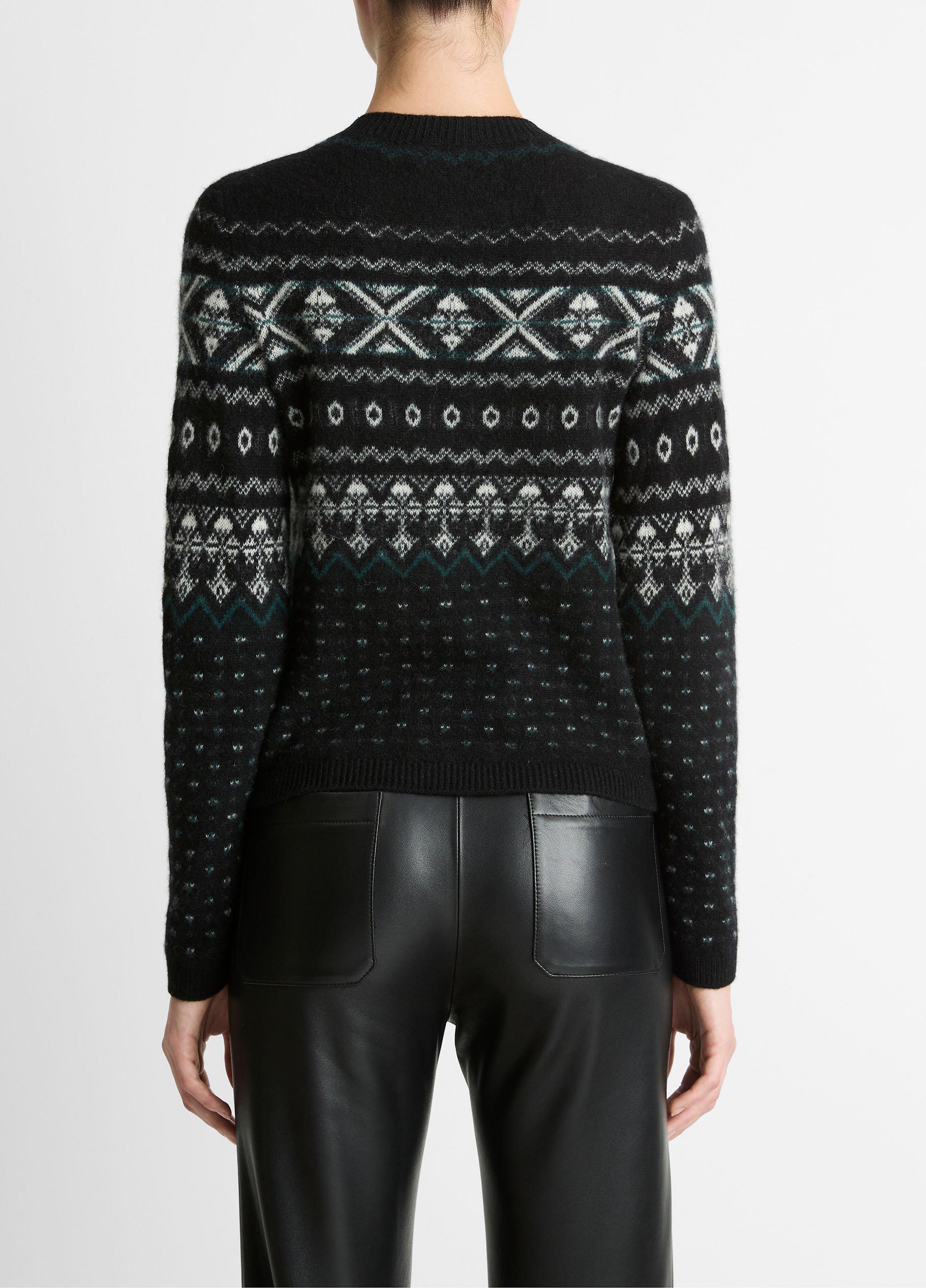Fair Isle Plush Cashmere Sweater image number 2