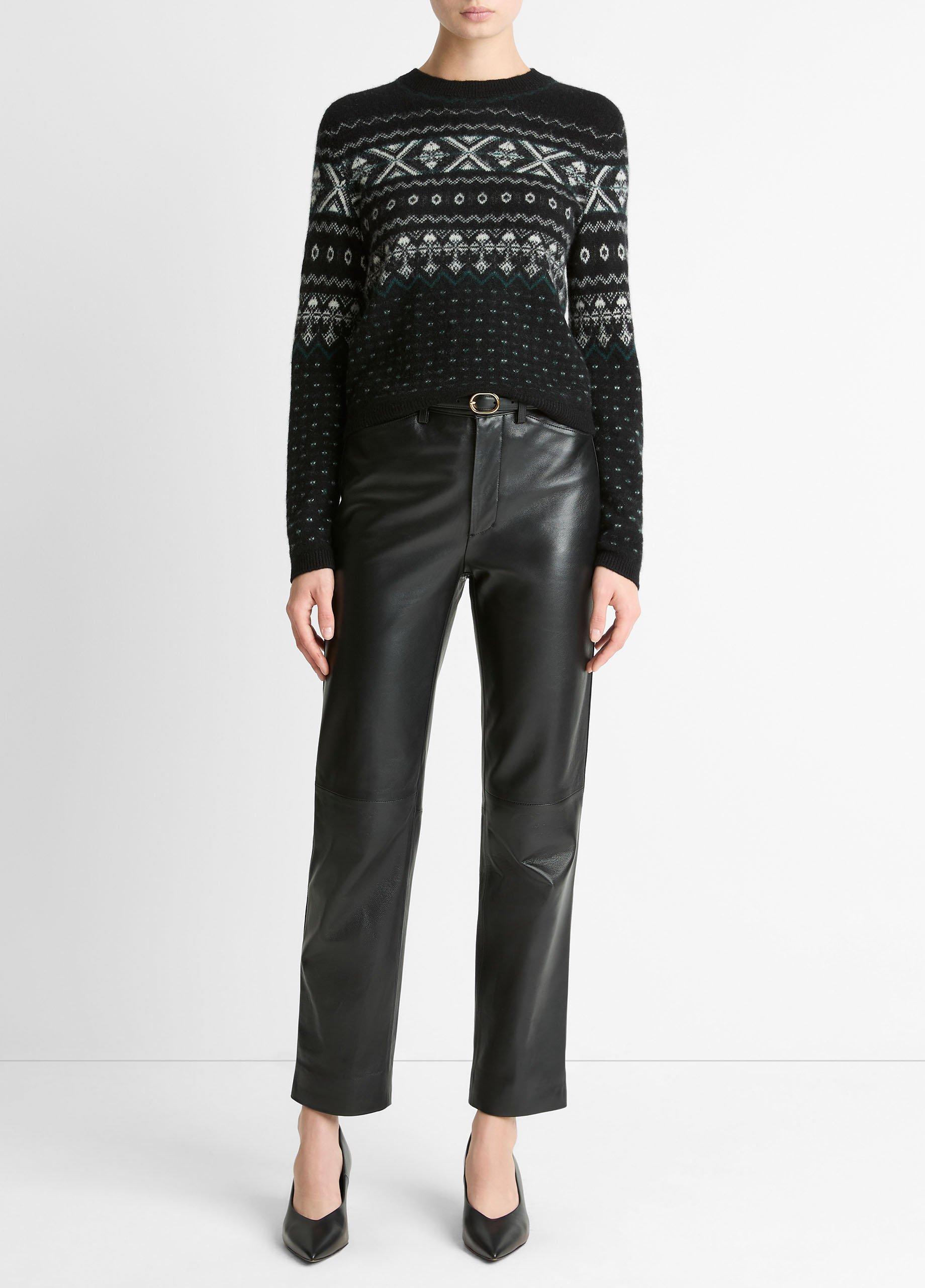 Fair Isle Plush Cashmere Sweater image number 3