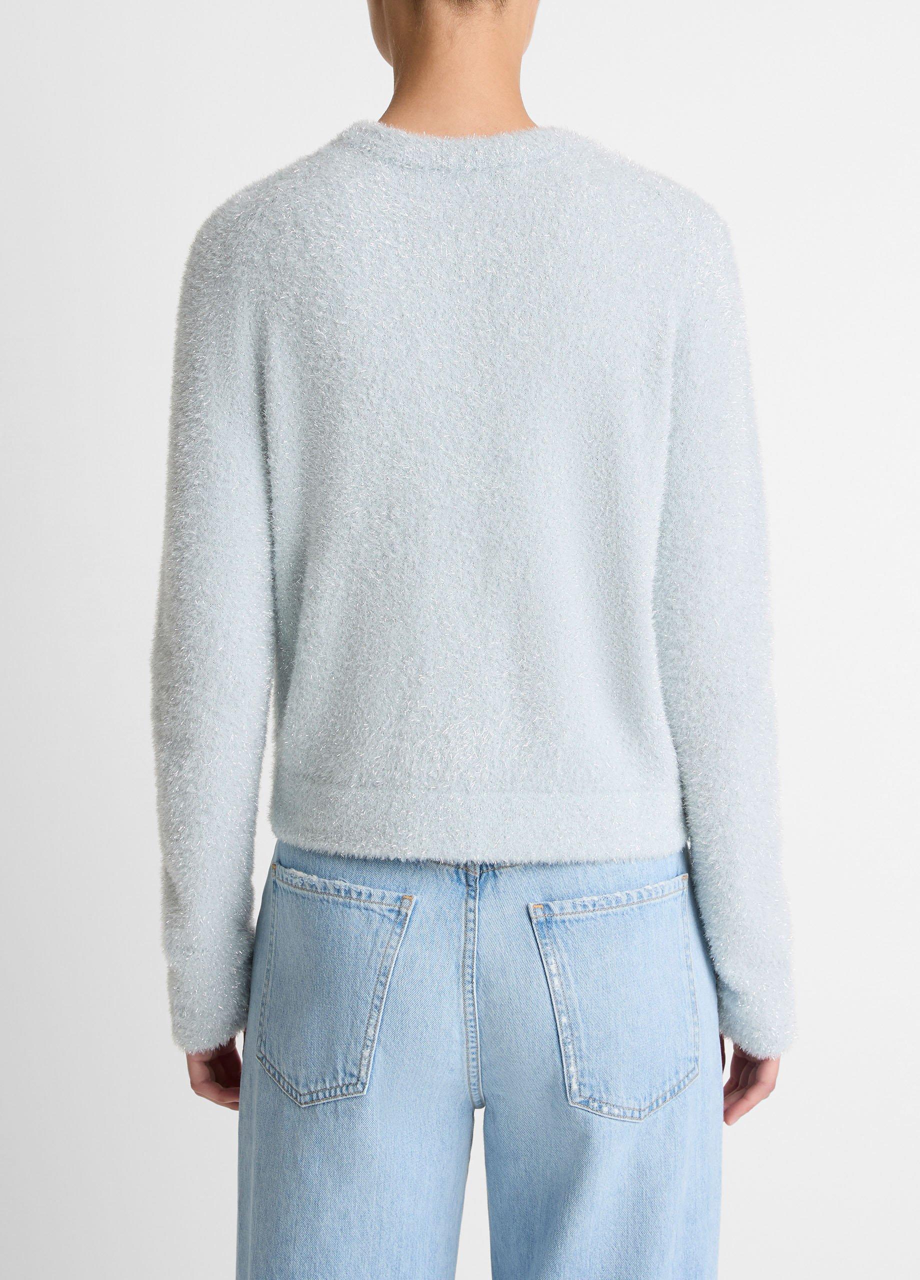 Metallic Eyelash Cardigan image number 2