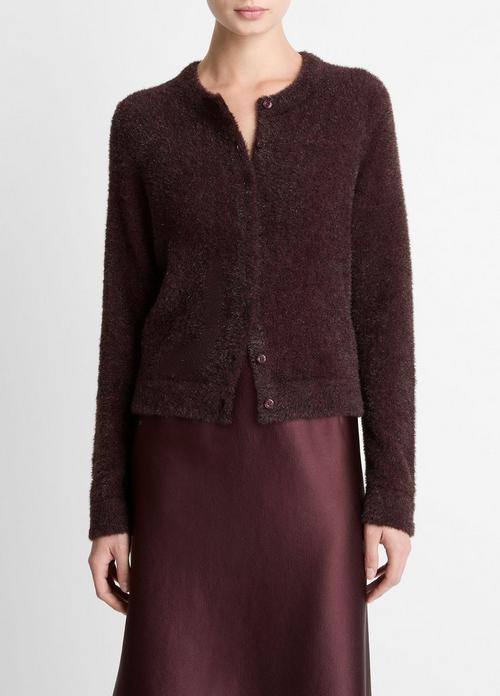 Metallic Eyelash Cardigan