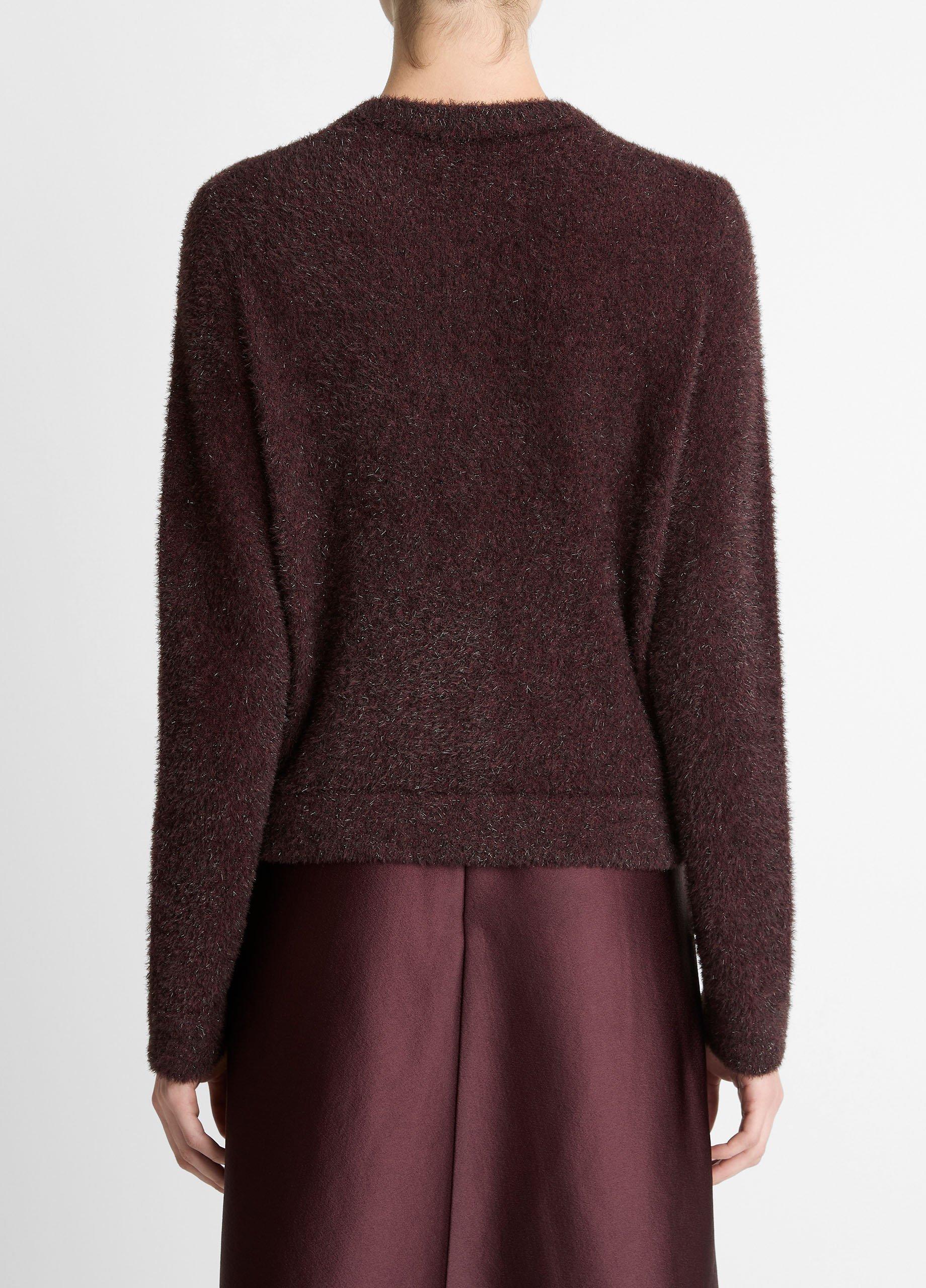 Metallic Eyelash Cardigan image number 2