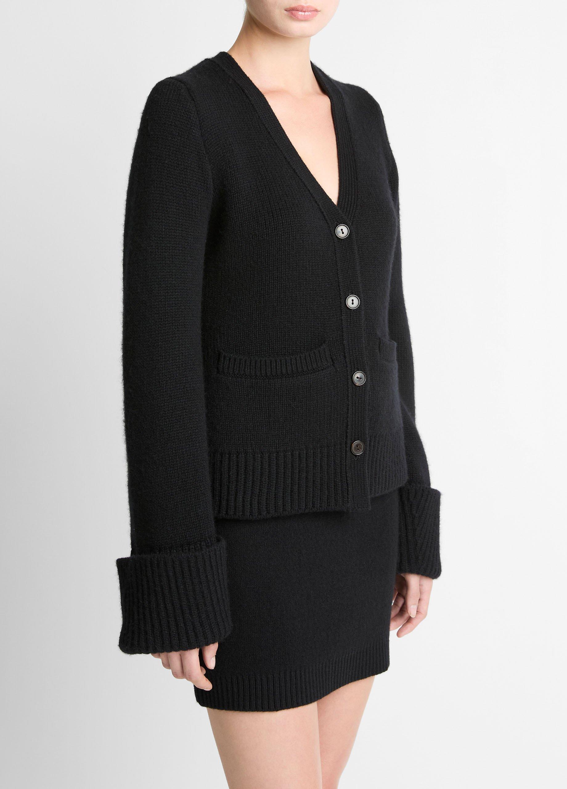 Double-Face Wool & Cashmere-Blend Cardigan image number 1