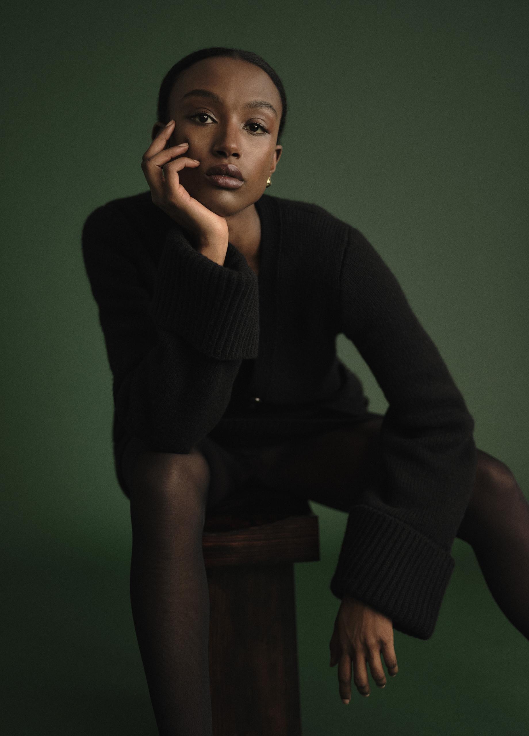 Double-Face Wool & Cashmere-Blend Cardigan image number 4