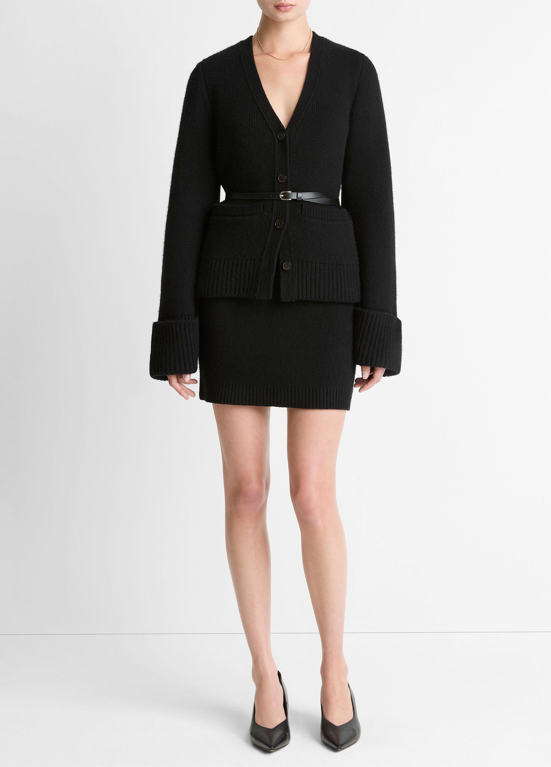 Double-Face Wool & Cashmere-Blend Mini Skirt image number 0