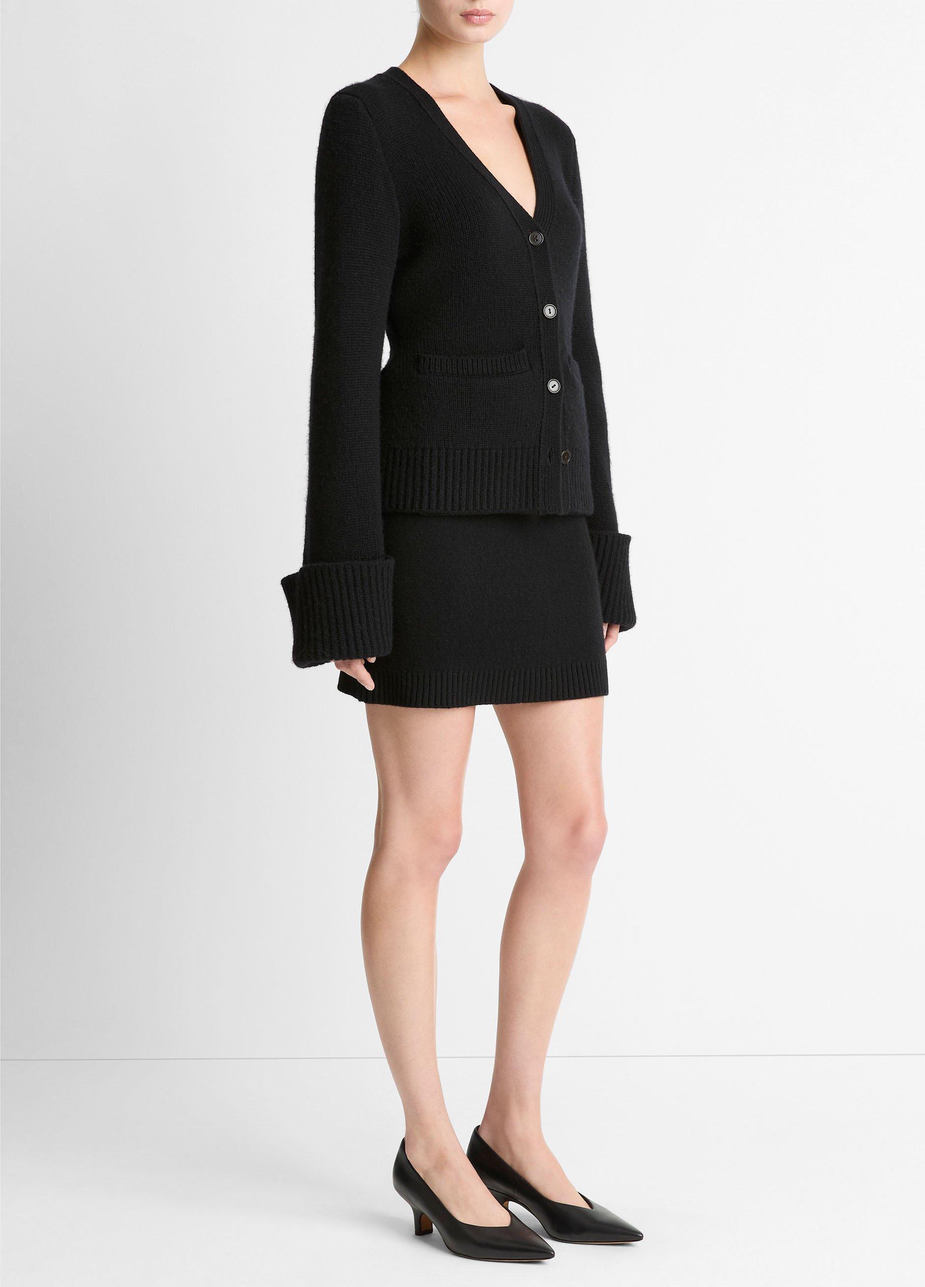 Double-Face Wool & Cashmere-Blend Mini Skirt image number 1