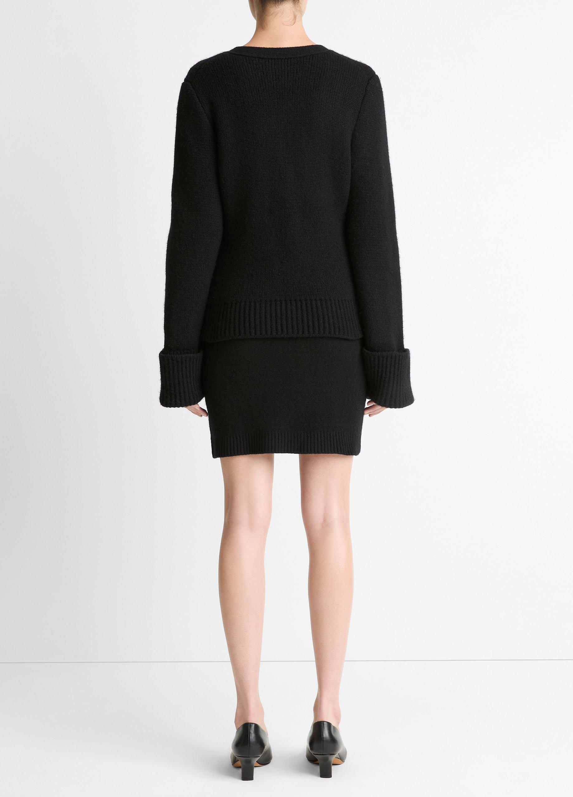 Double-Face Wool & Cashmere-Blend Mini Skirt image number 2