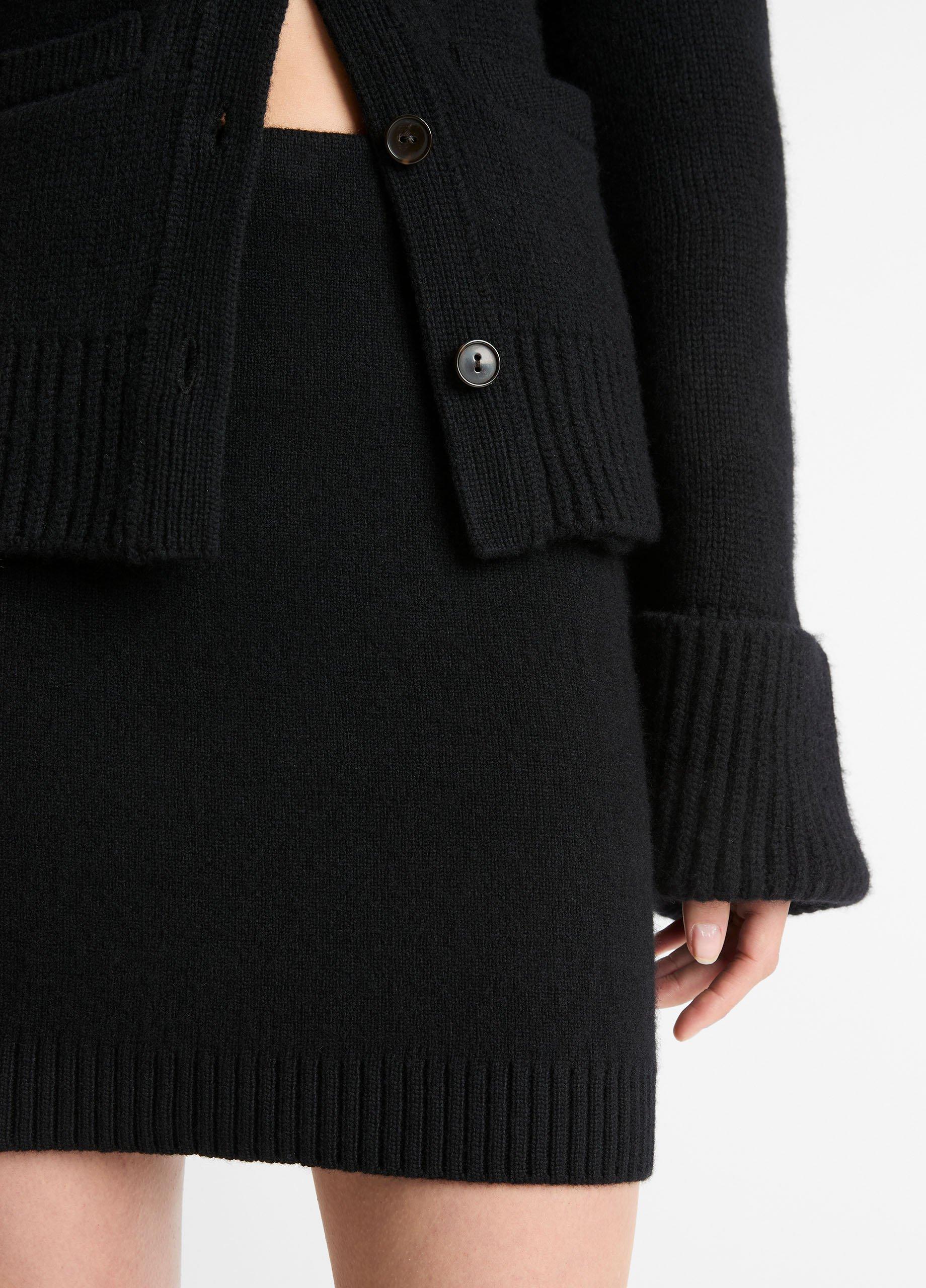 Double-Face Wool & Cashmere-Blend Mini Skirt image number 3