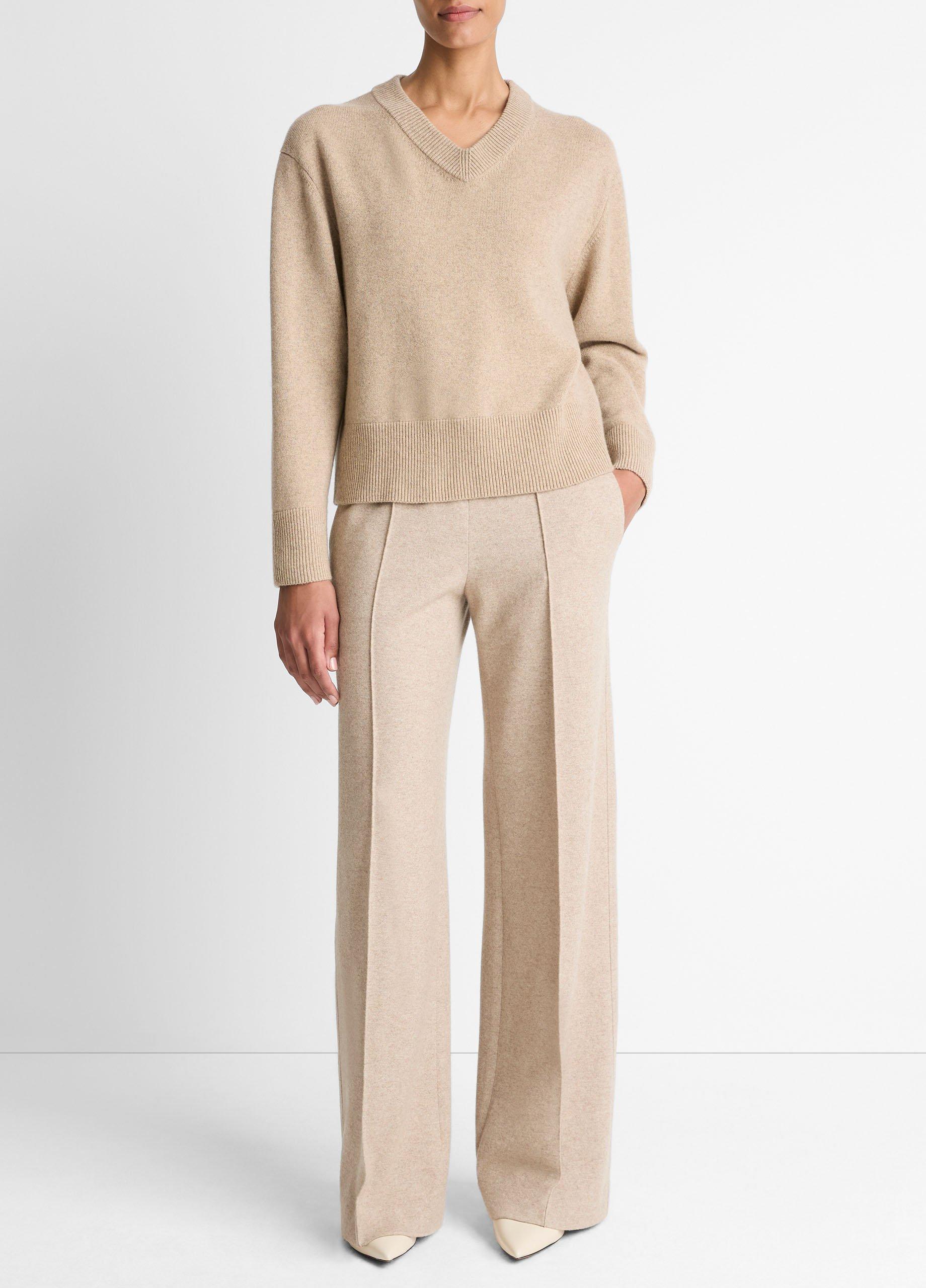 Wool-Cashmere V-Neck Sweater image number 3