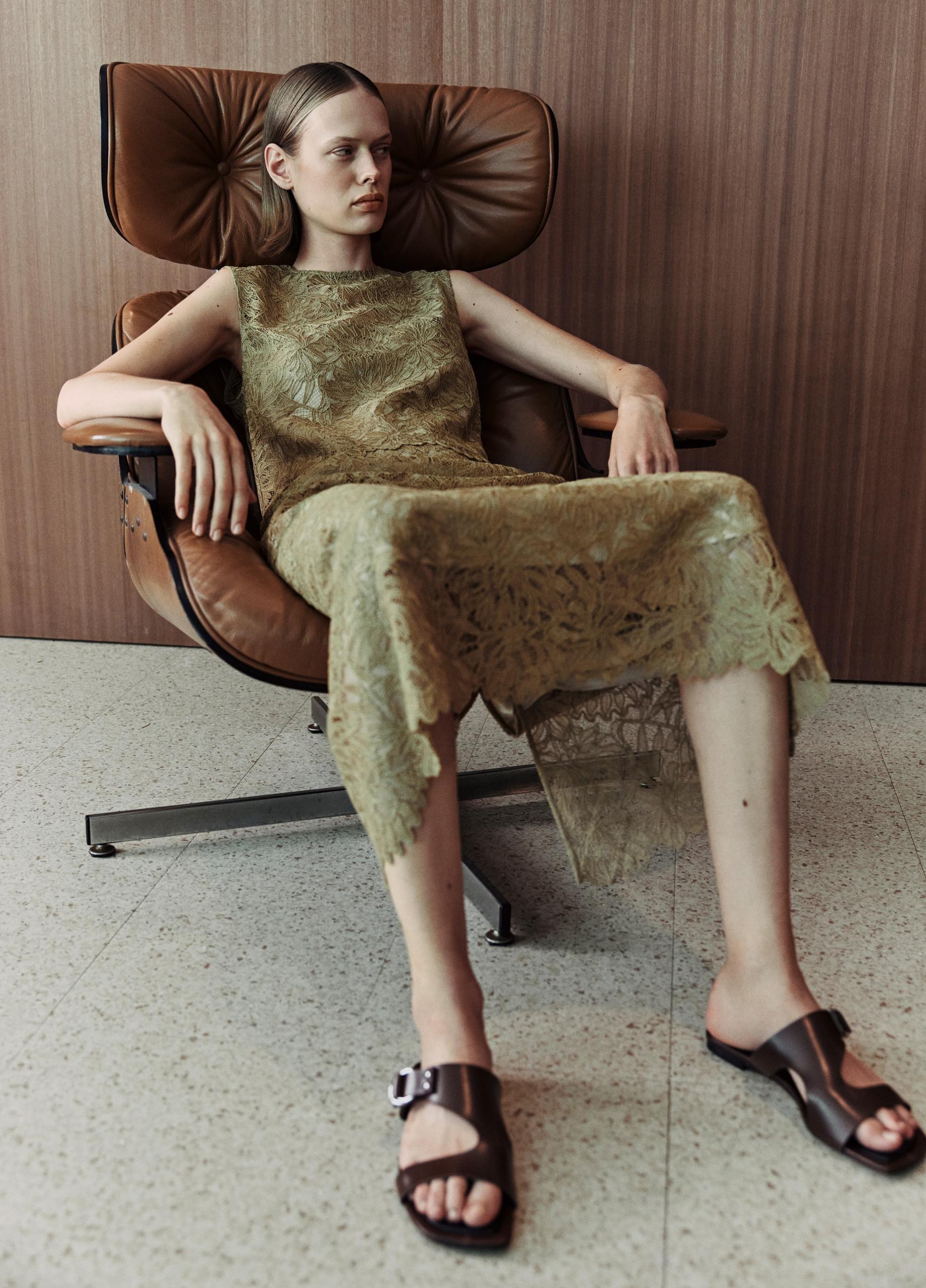 Lace Slip Skirt image number 4