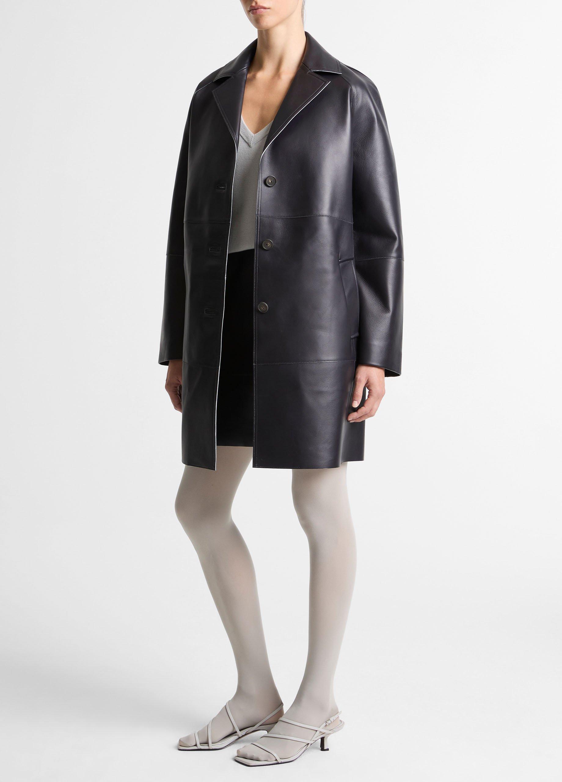 Bonded Leather Coat image number 1