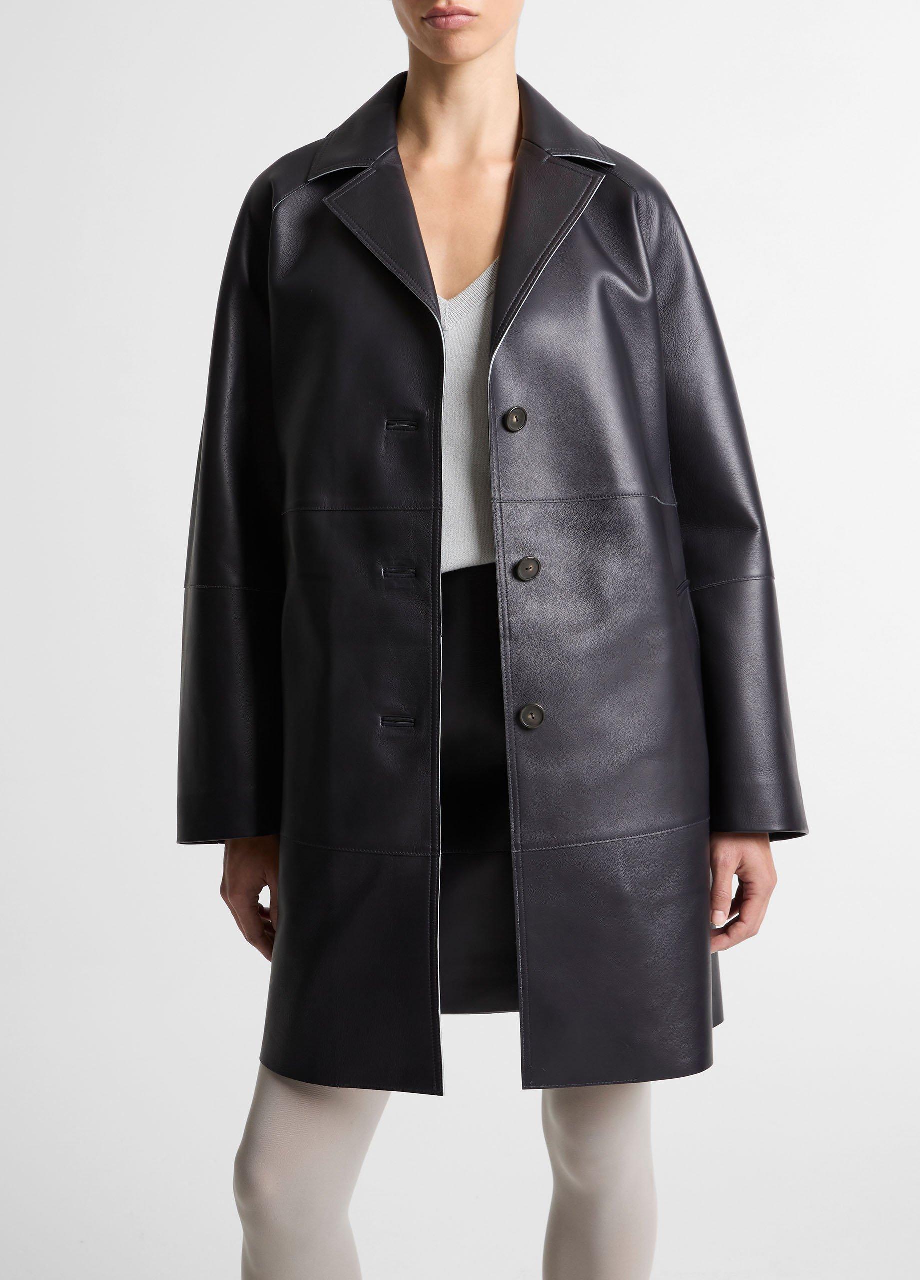 Bonded Leather Coat image number 3