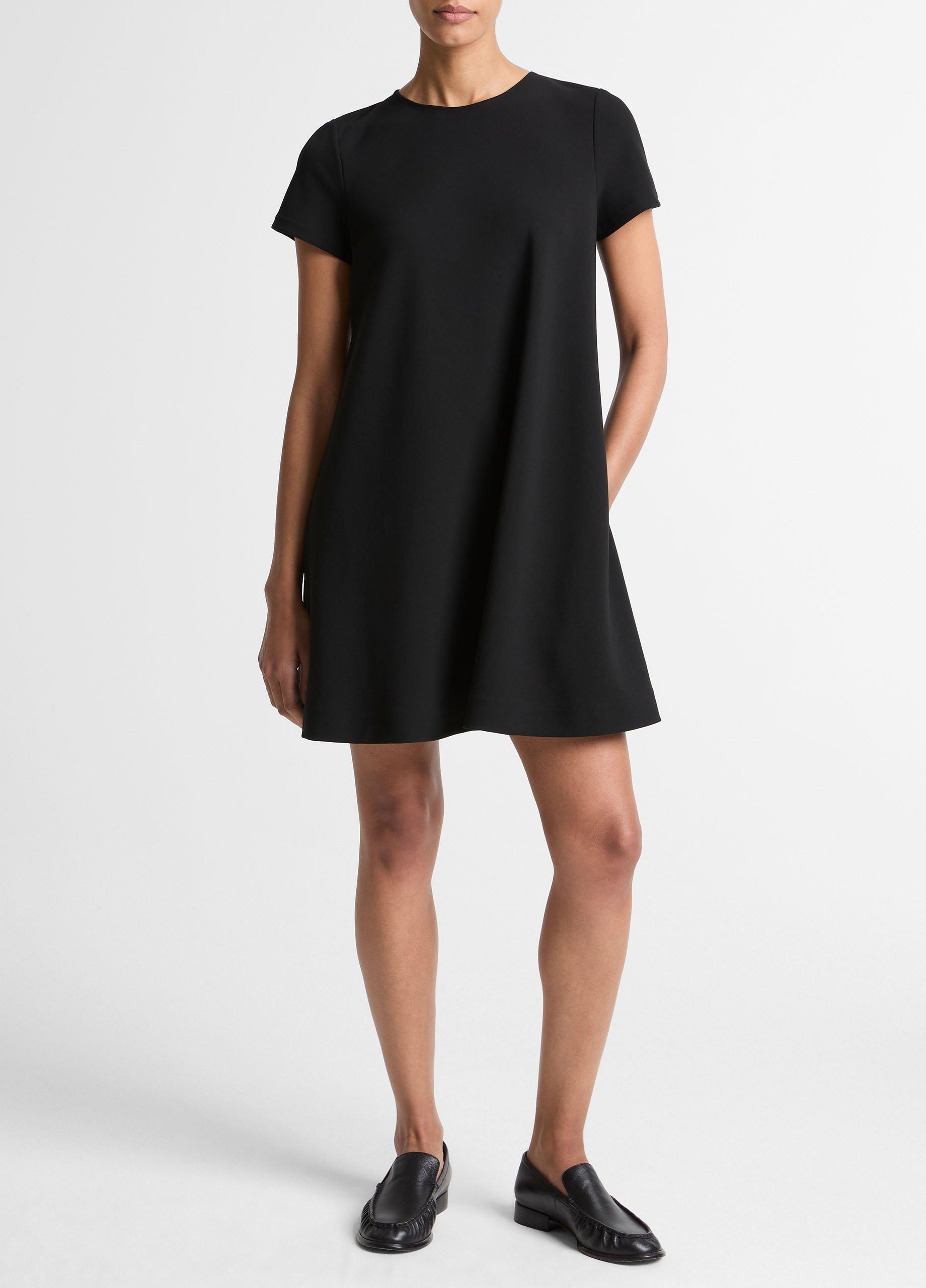 Bias Short-Sleeve Dress image number 0