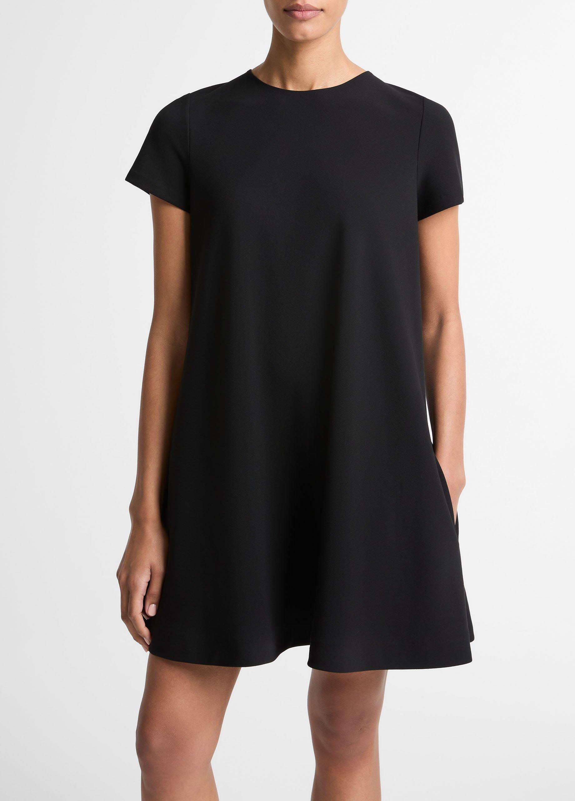 Bias Short-Sleeve Dress image number 3