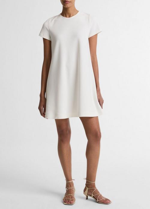 Bias Short-Sleeve Dress