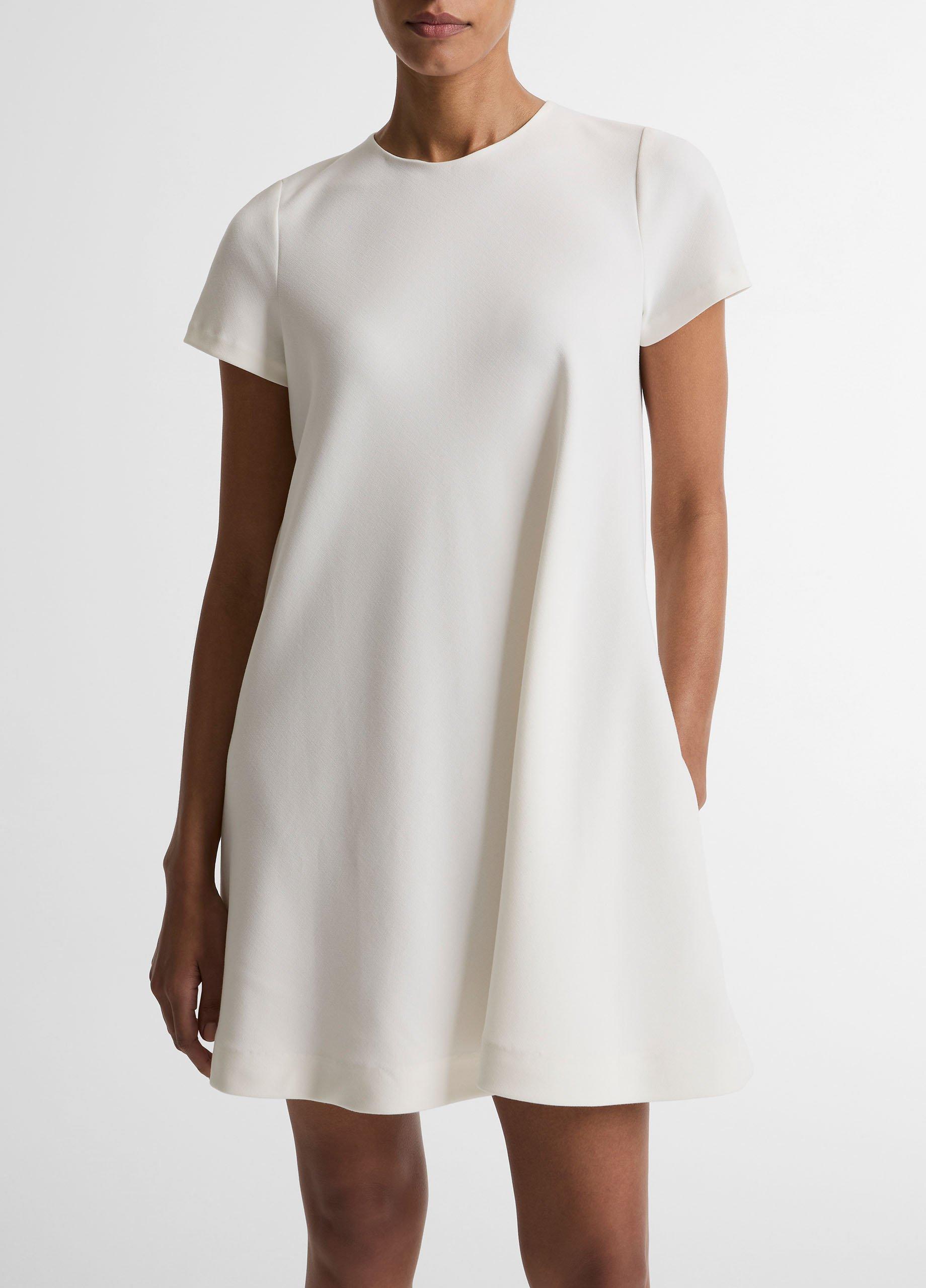 Bias Short-Sleeve Dress image number 3