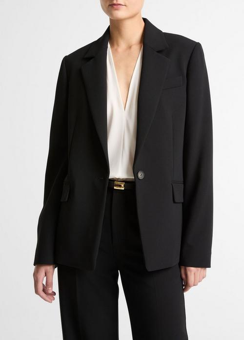 Soft Sculpture Single-Breasted Blazer&nbsp;