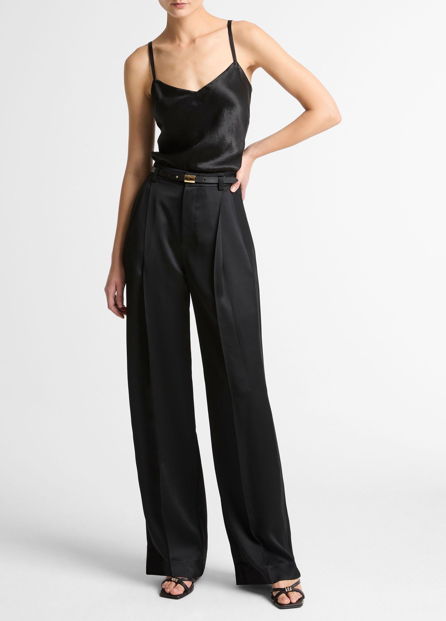 Satin High-Waist Trouser image number 1