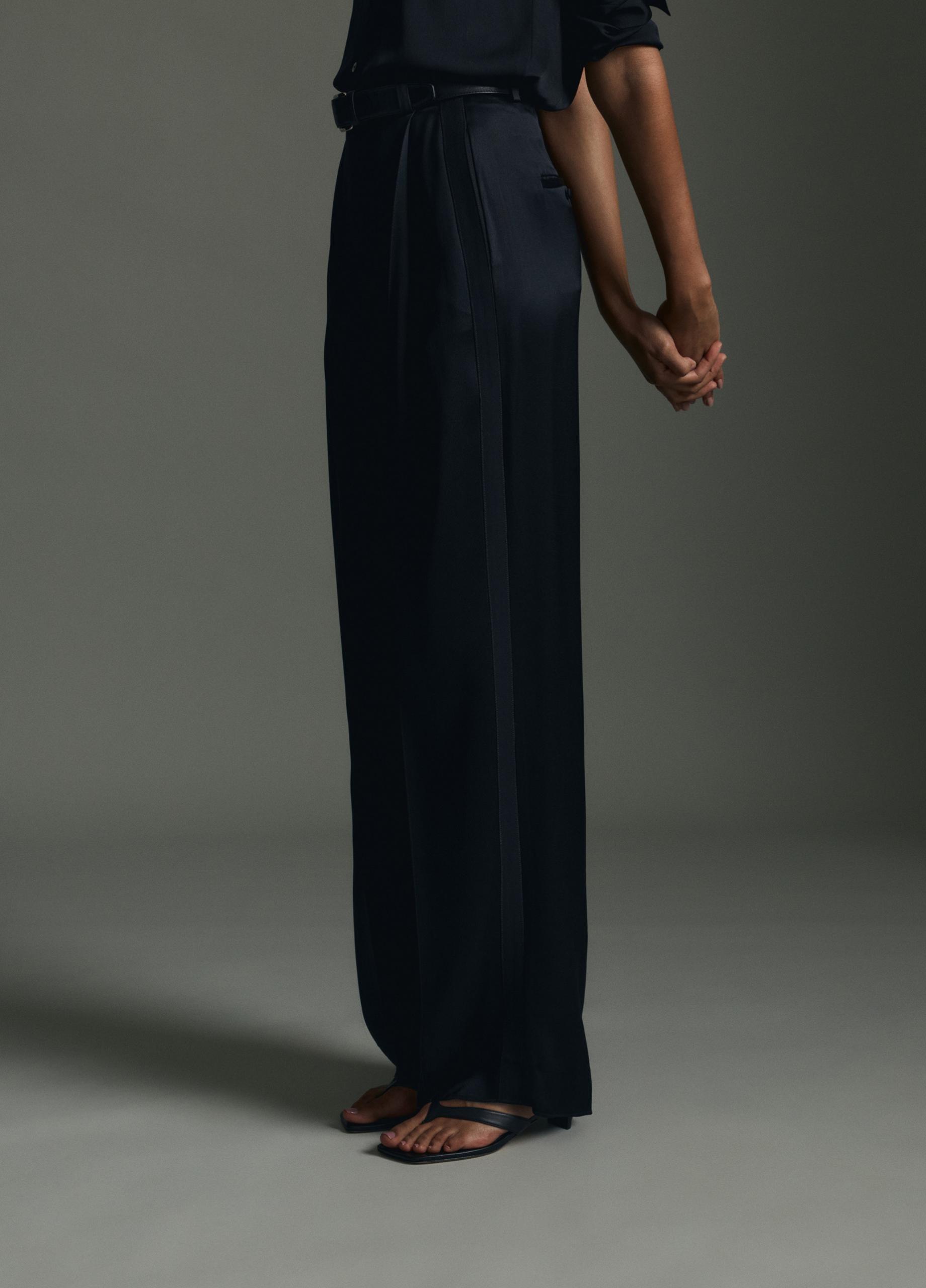 Satin High-Waist Trouser image number 5