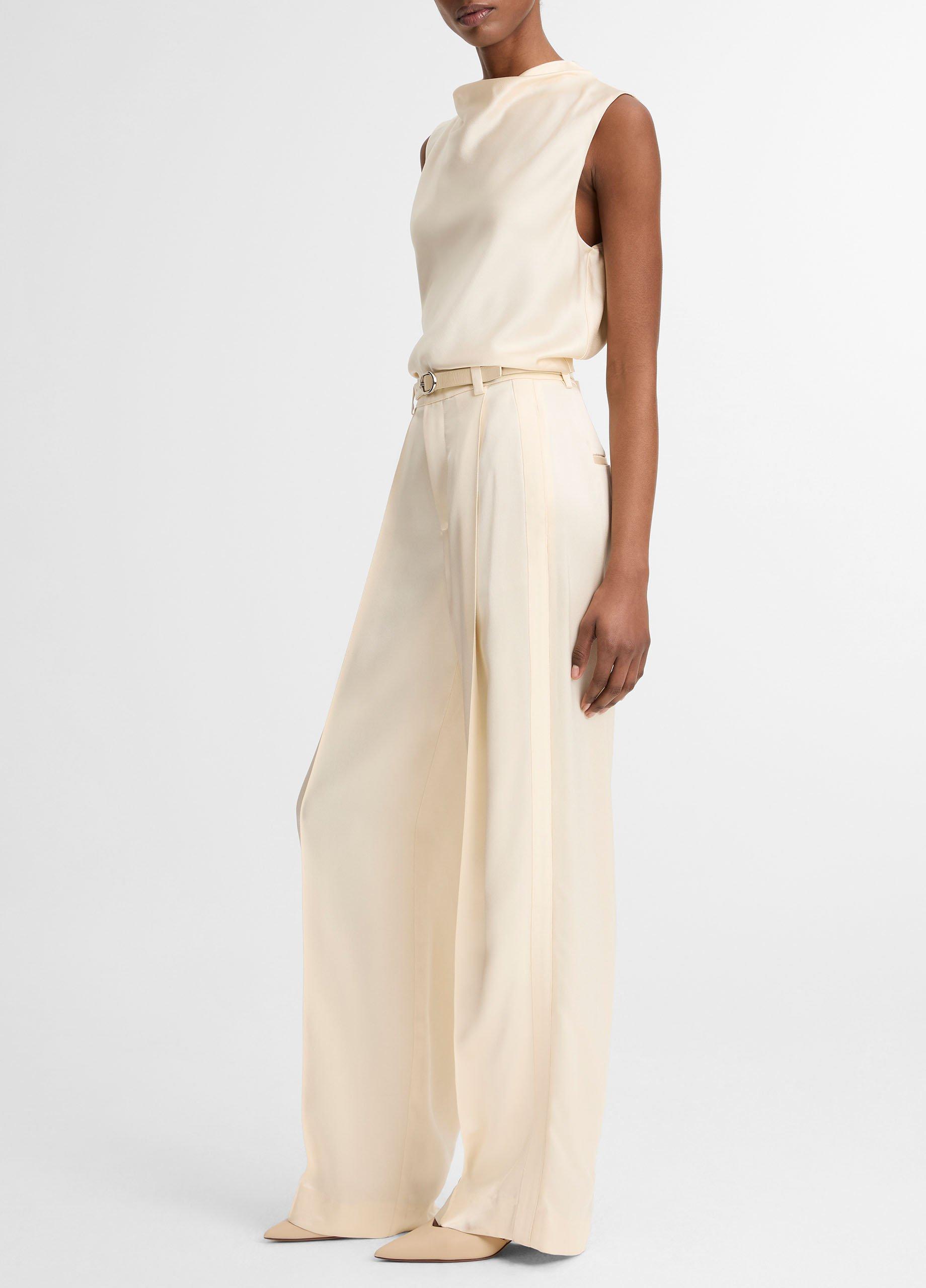 Satin High-Waist Trouser image number 1