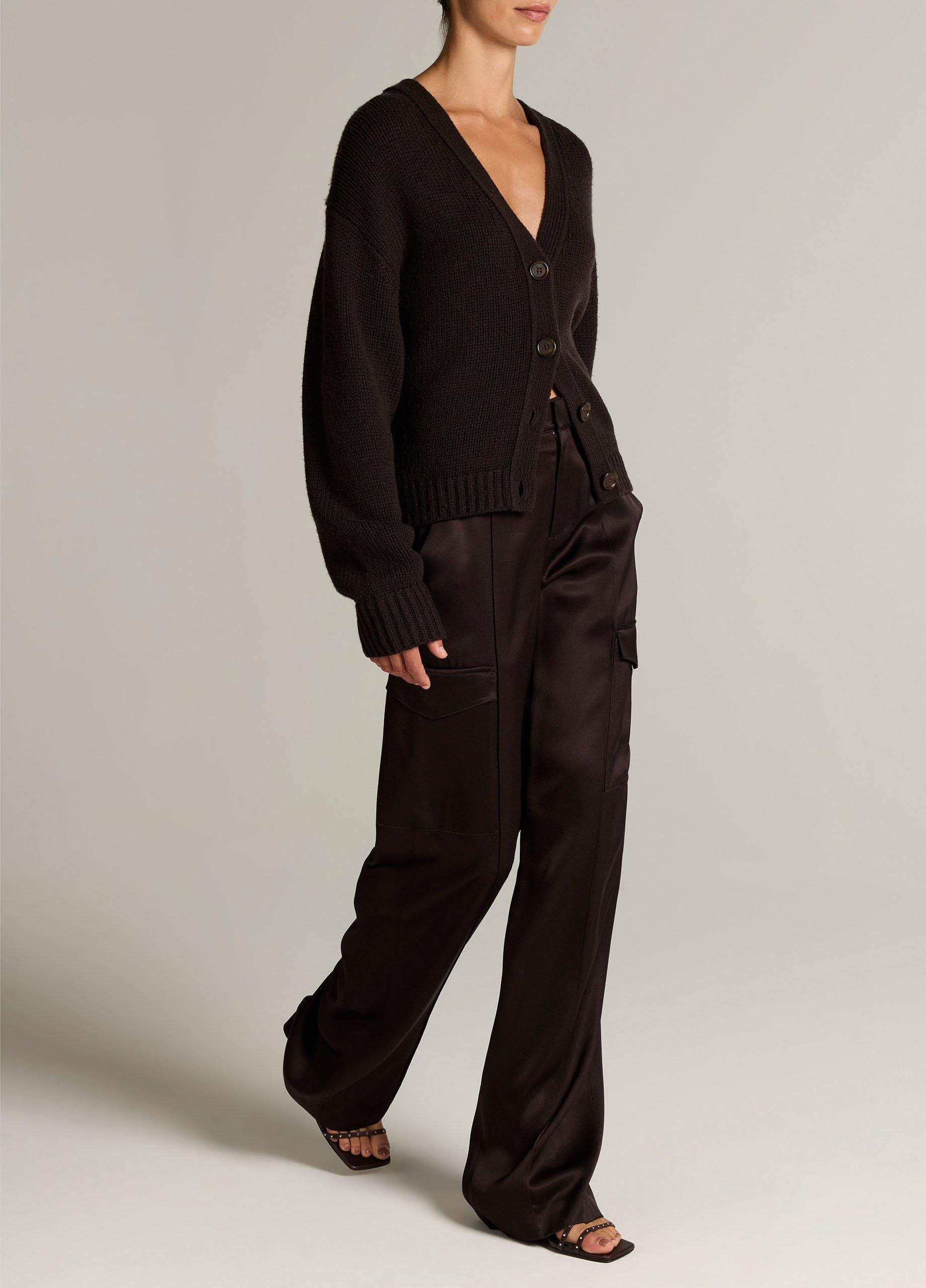Satin High-Waist Utility Trouser image number 1