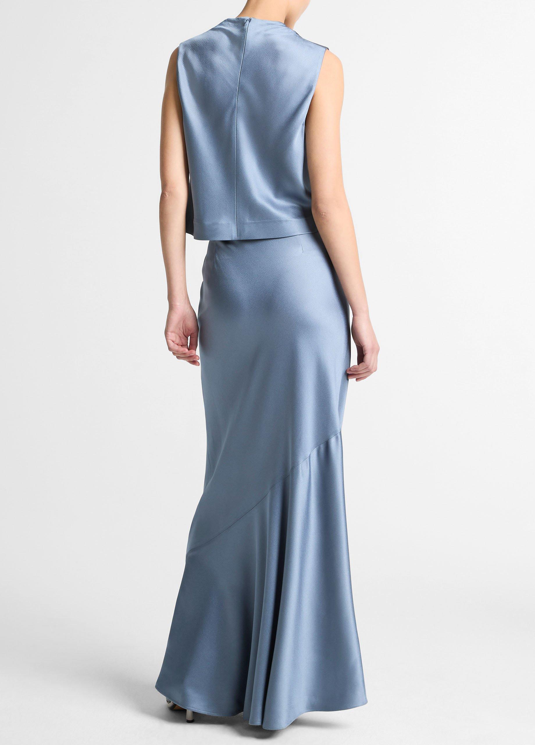 Satin Maxi Slip Skirt image number 2