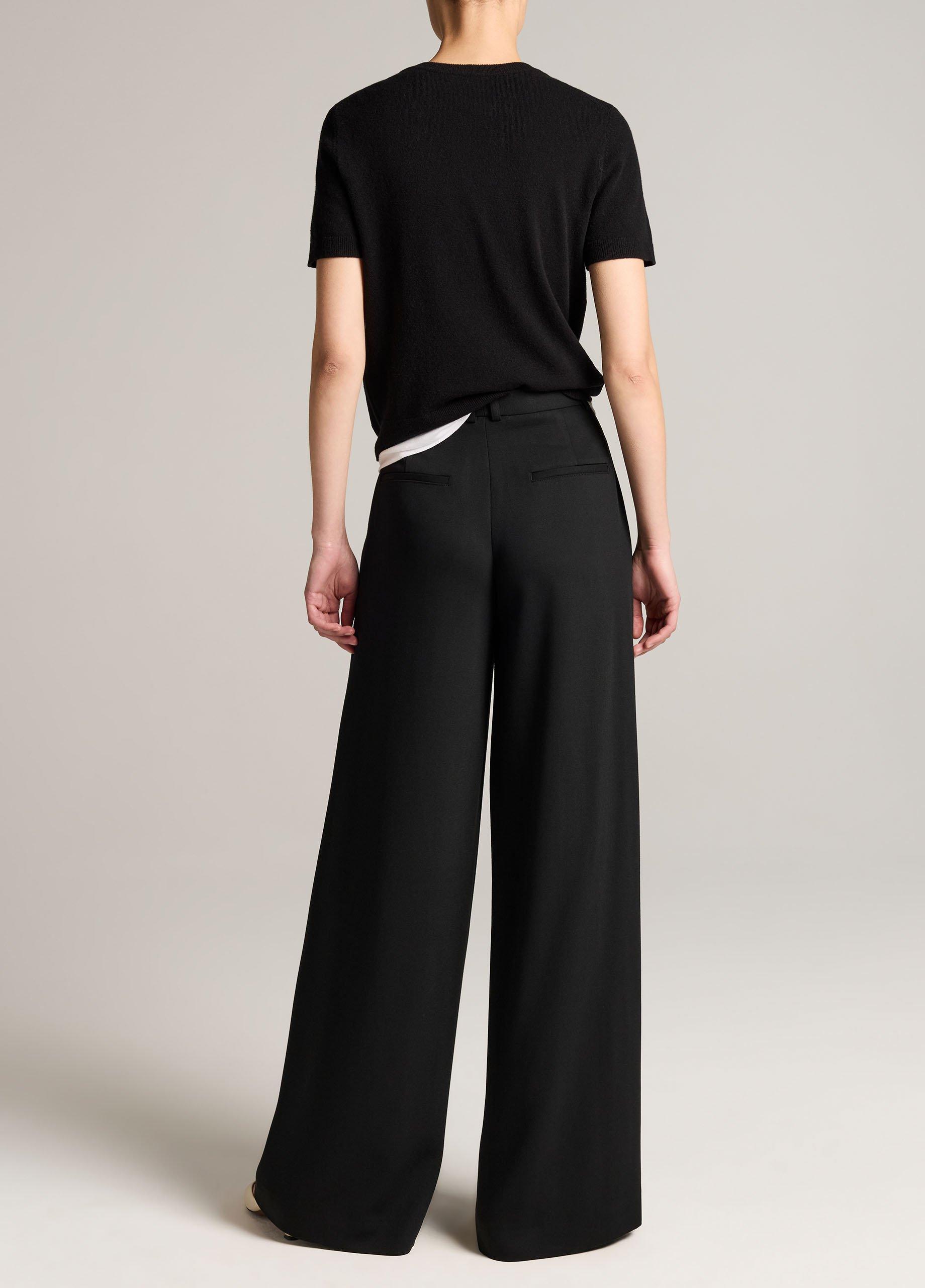 Camille Cotton-Blend Wide-Leg Trouser image number 2