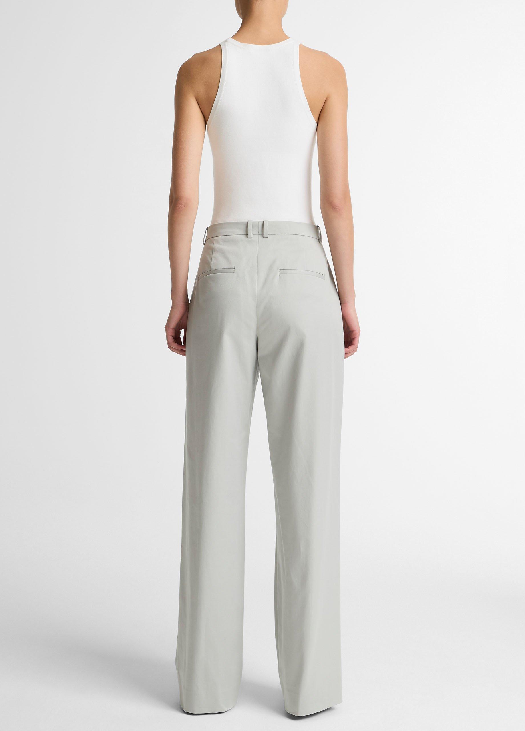 Camille Cotton-Blend Wide-Leg Trouser image number 2
