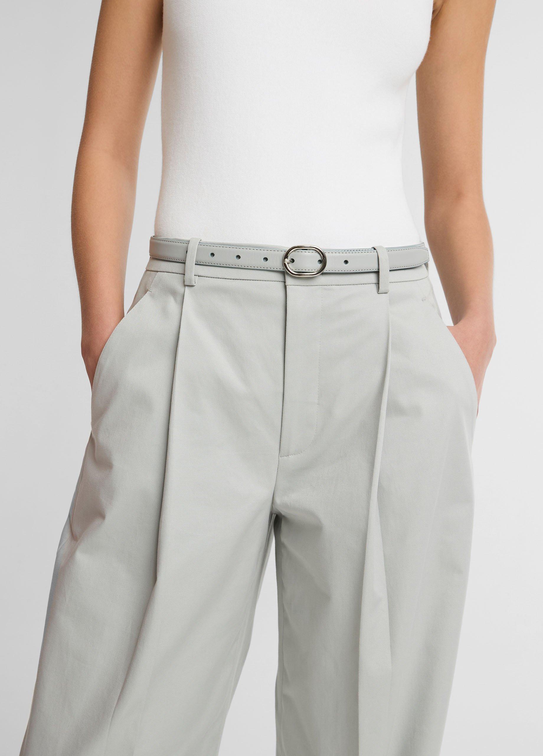 Camille Cotton-Blend Wide-Leg Trouser image number 3