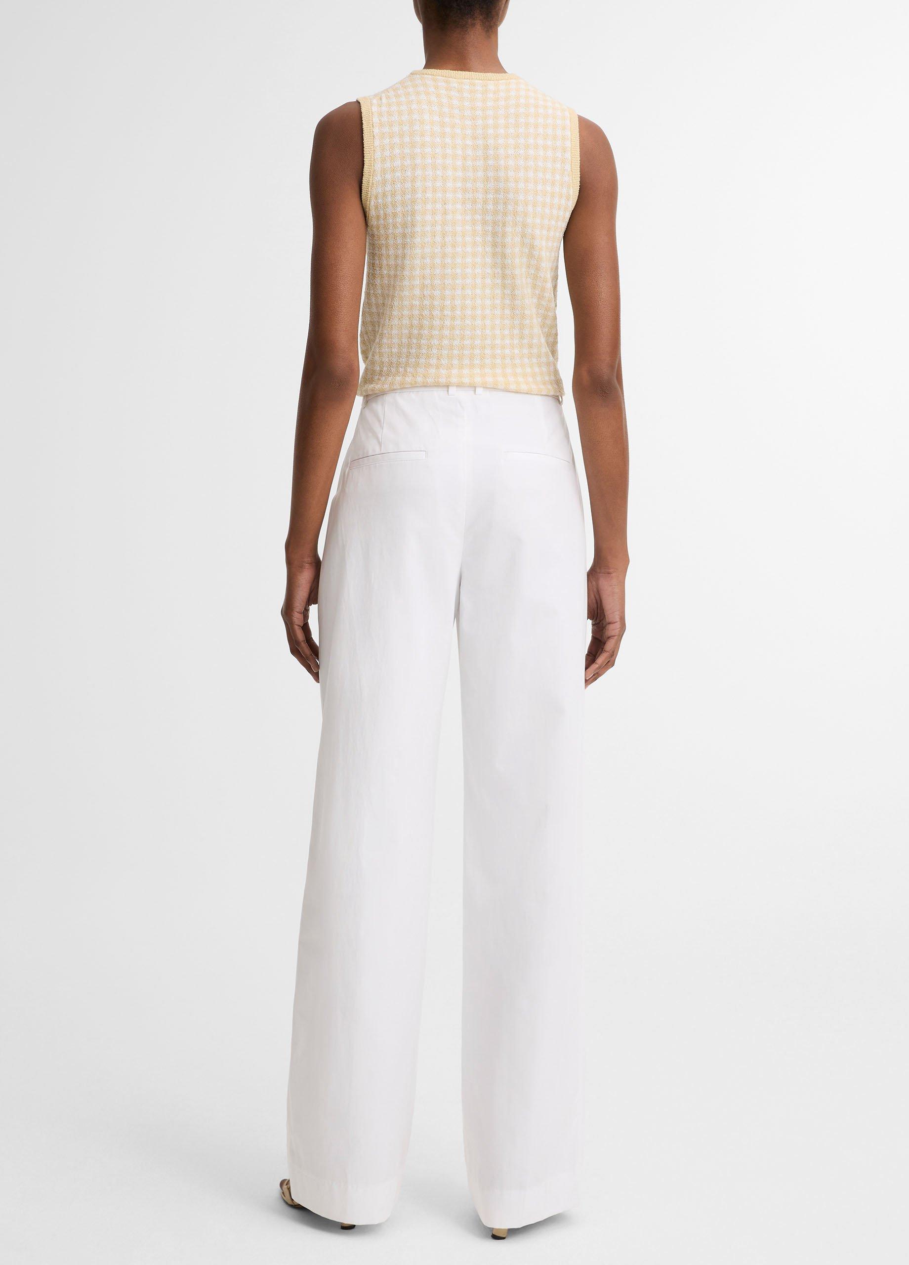 Camille Cotton-Blend Wide-Leg Trouser image number 2