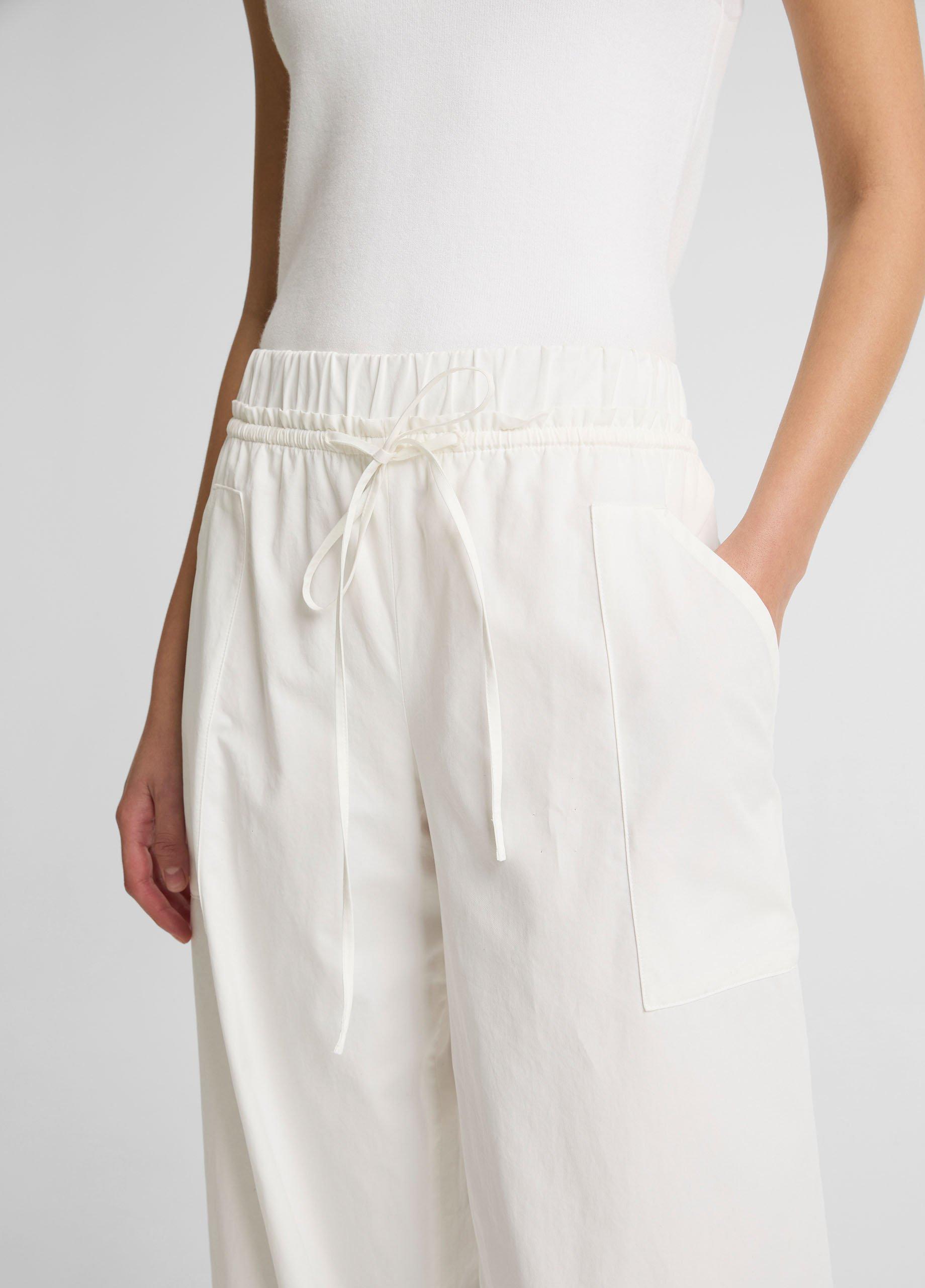 Cotton Double-Waist Drawstring Pant image number 3