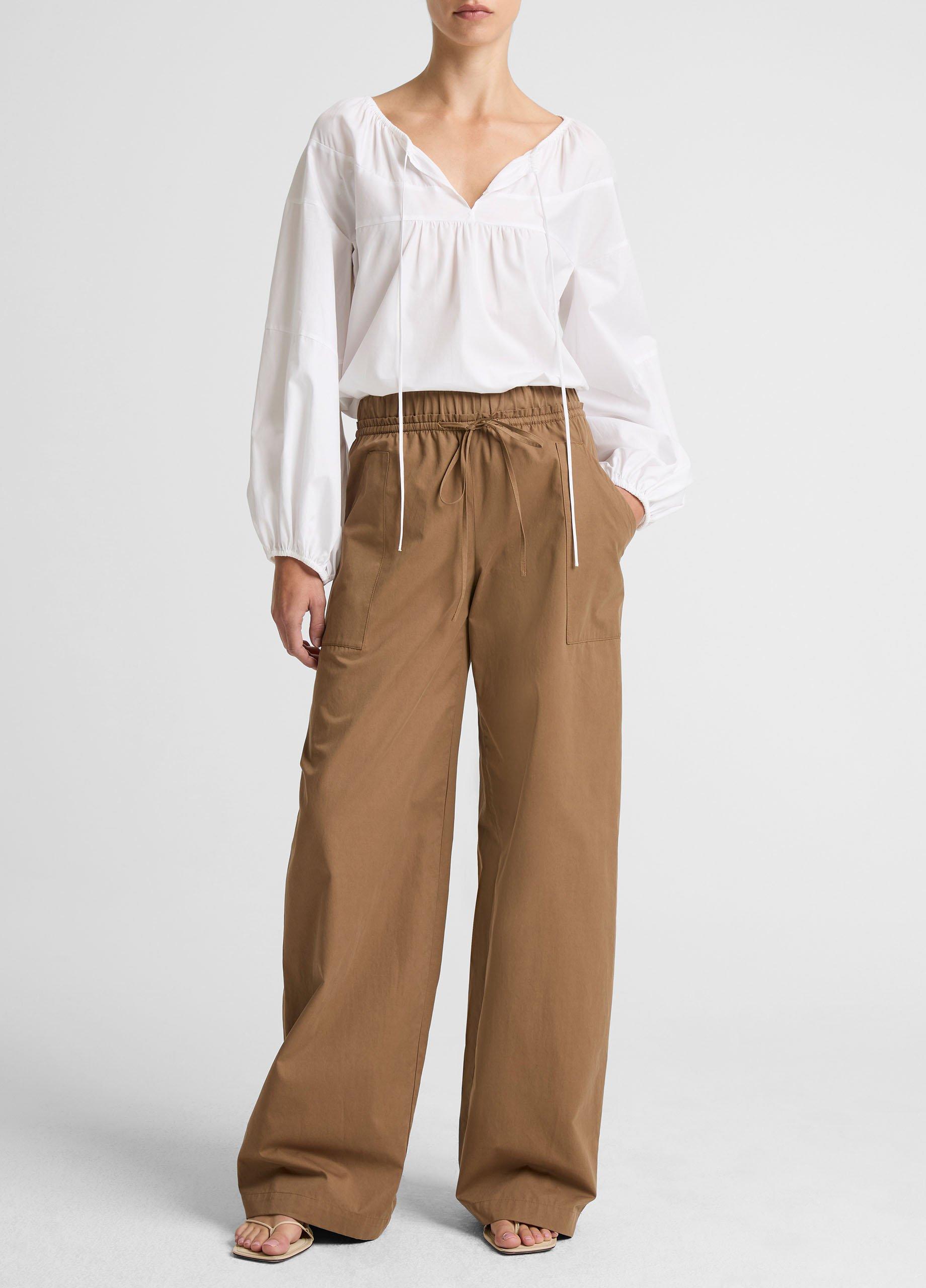 Cotton Double-Waist Drawstring Pant image number 0